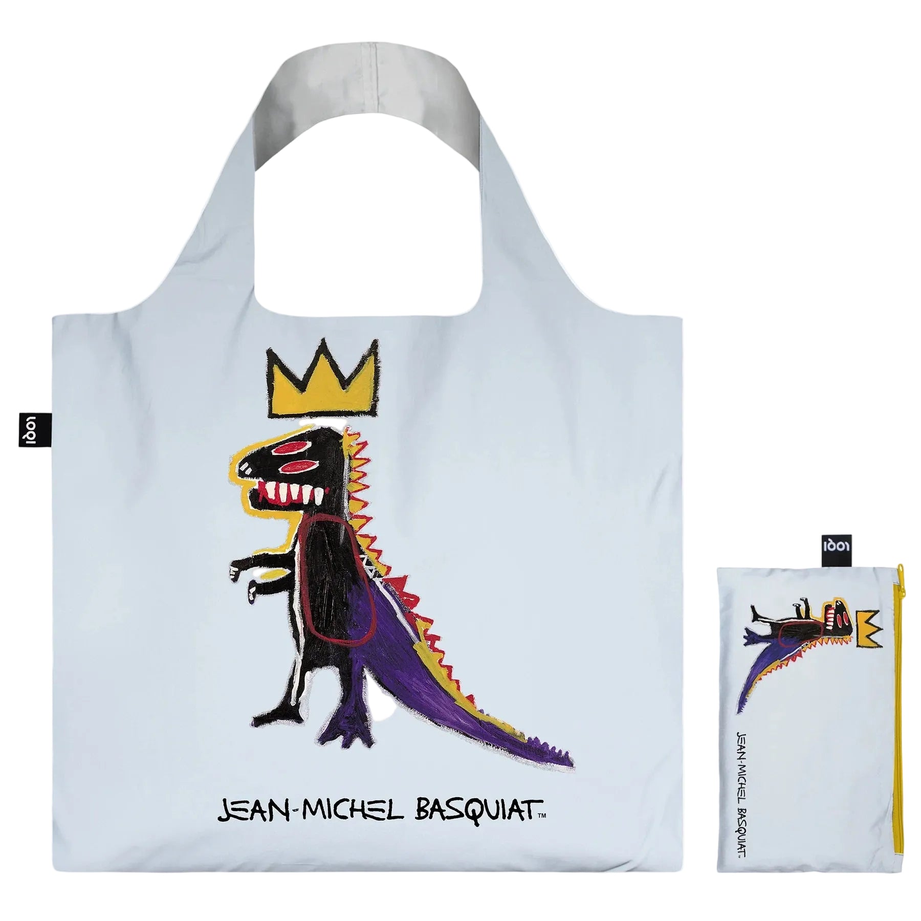 Jean Michael Basquiat Pez Dispenser Reflective Tote Bag Main image