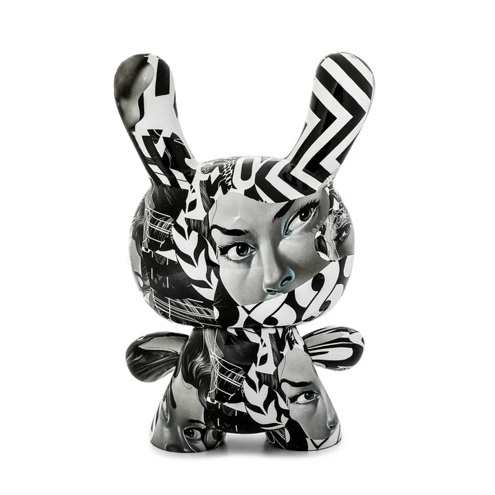 20th Anniversary Monochromic Dunny 8" Art Figure by Tristan Eaton
