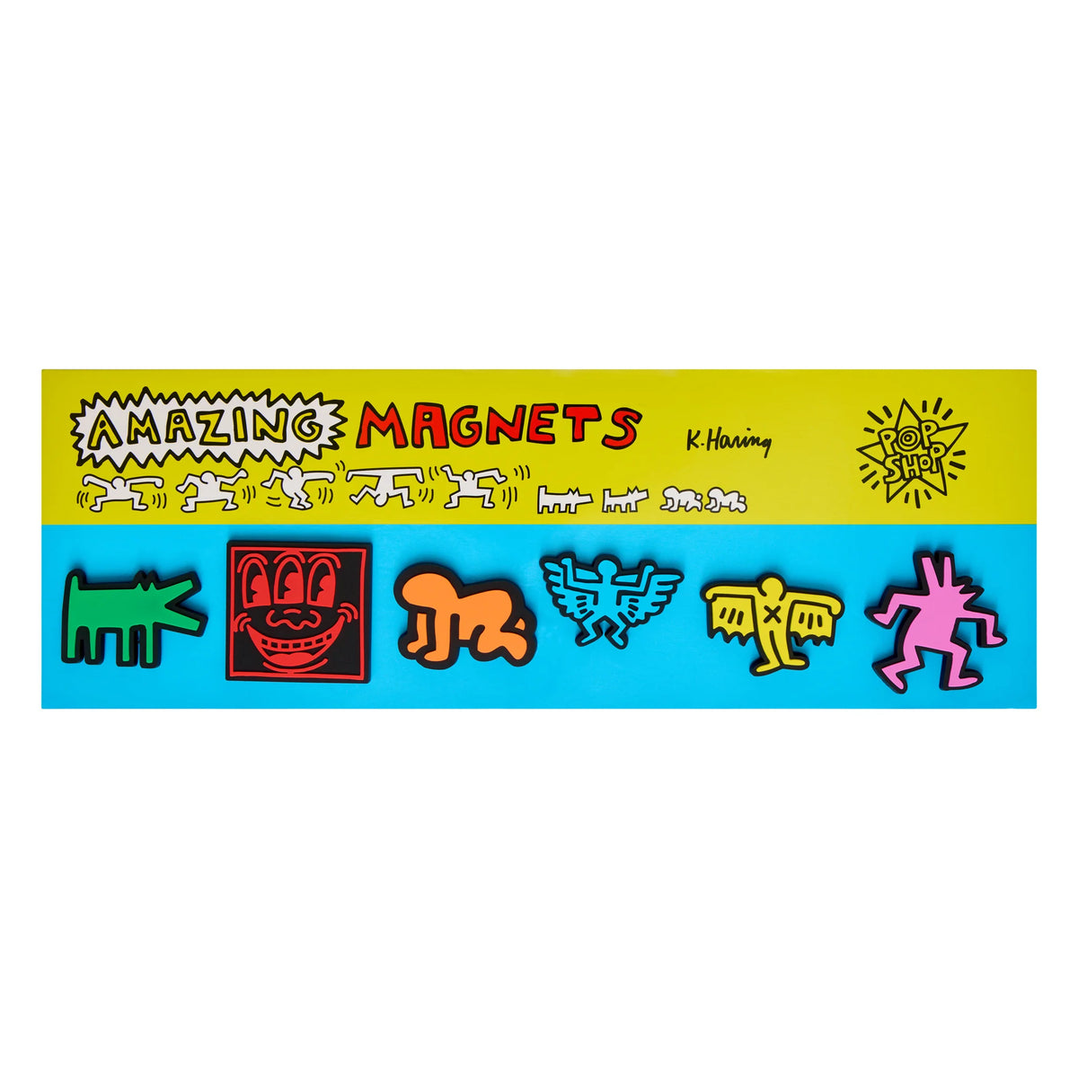 Keith Haring Puff Magnets Set of 6 Main image