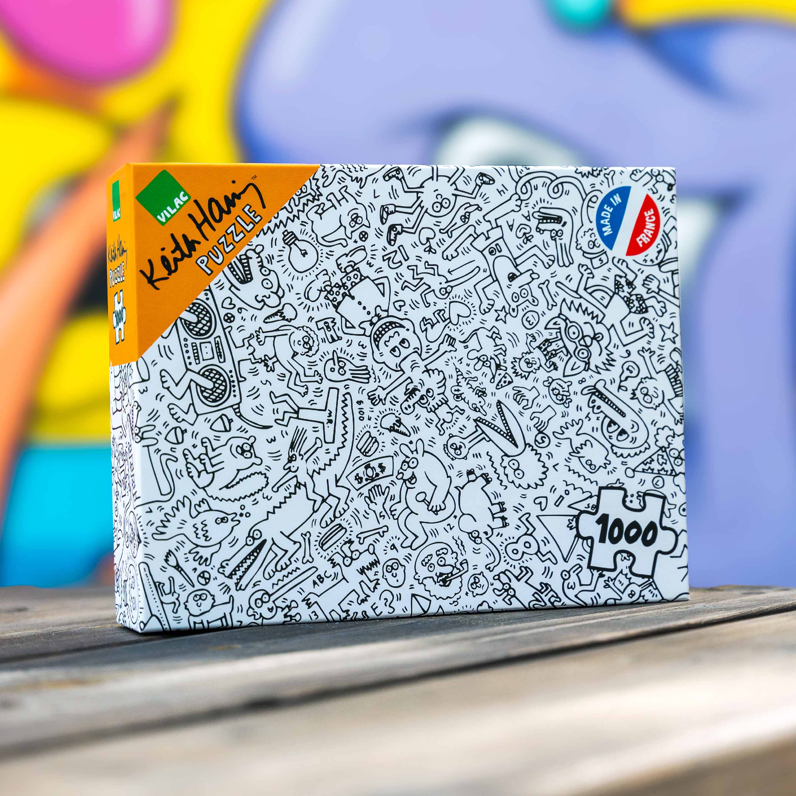 Keith Haring - 1000 Pieces Black and White Secondary image