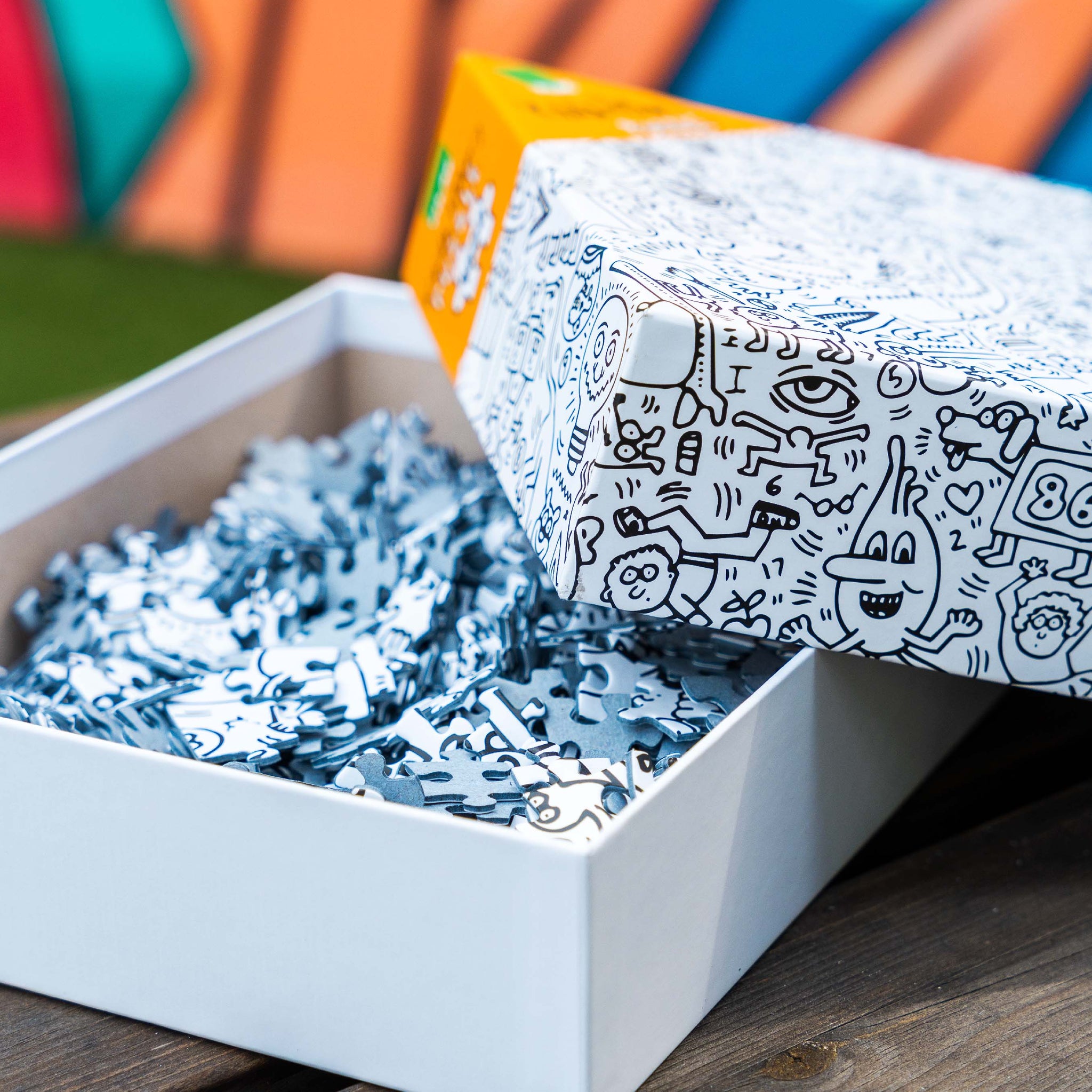 Keith Haring - 1000 Pieces Black and White