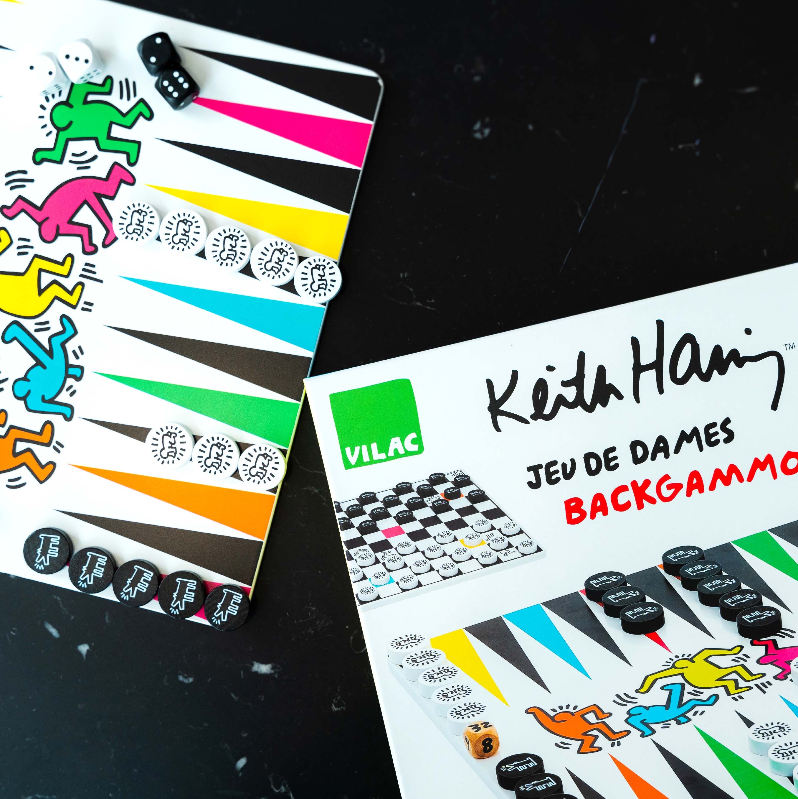 Keith Haring - Le Jacquet / Checkers Set- Last Chance