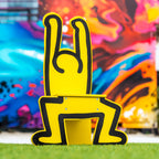 Keith Haring Standing Man Chair Yellow - Last Chance