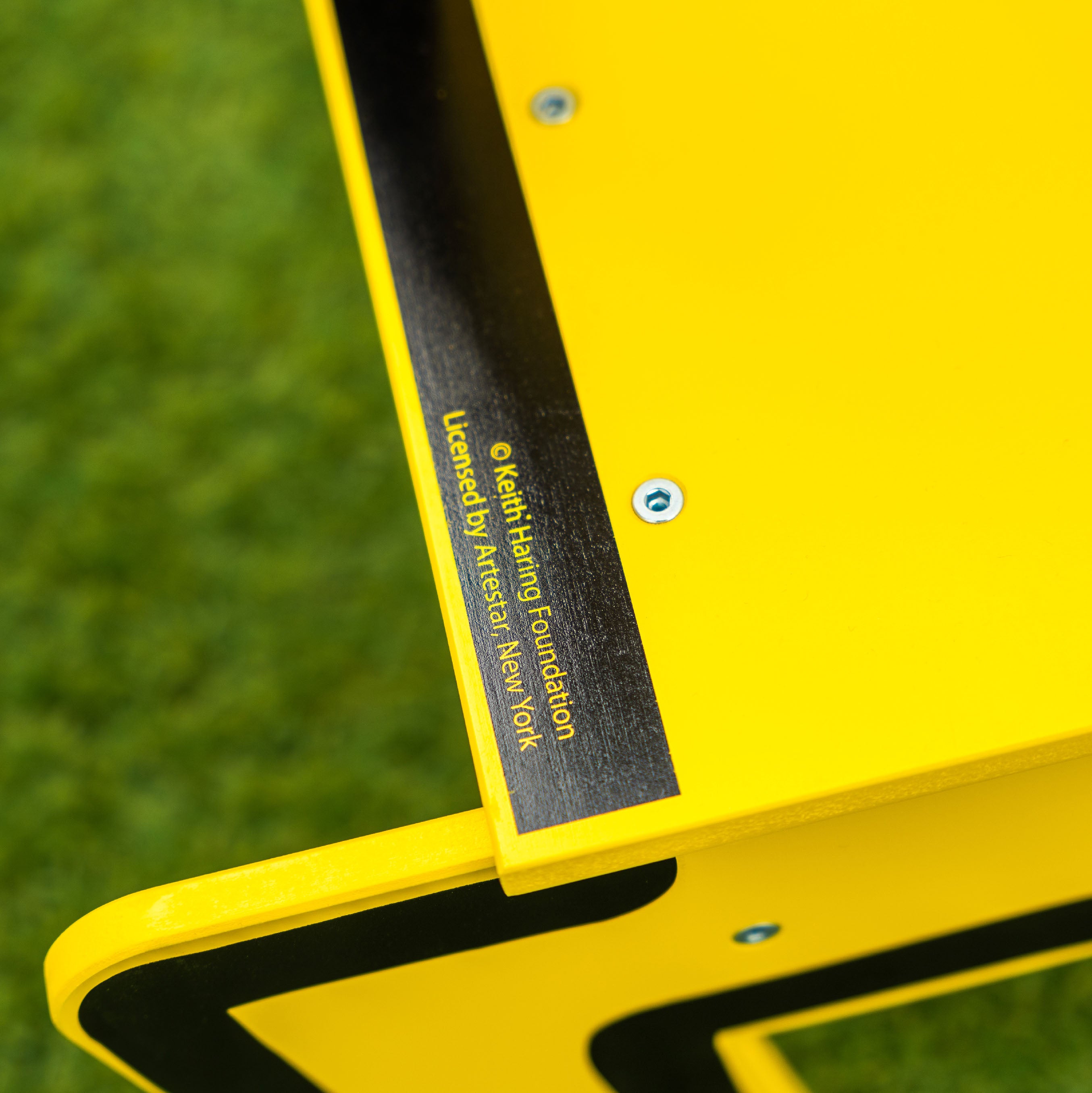 Keith Haring Yellow Chair: Iconic Pop Art Design – The Wynwood