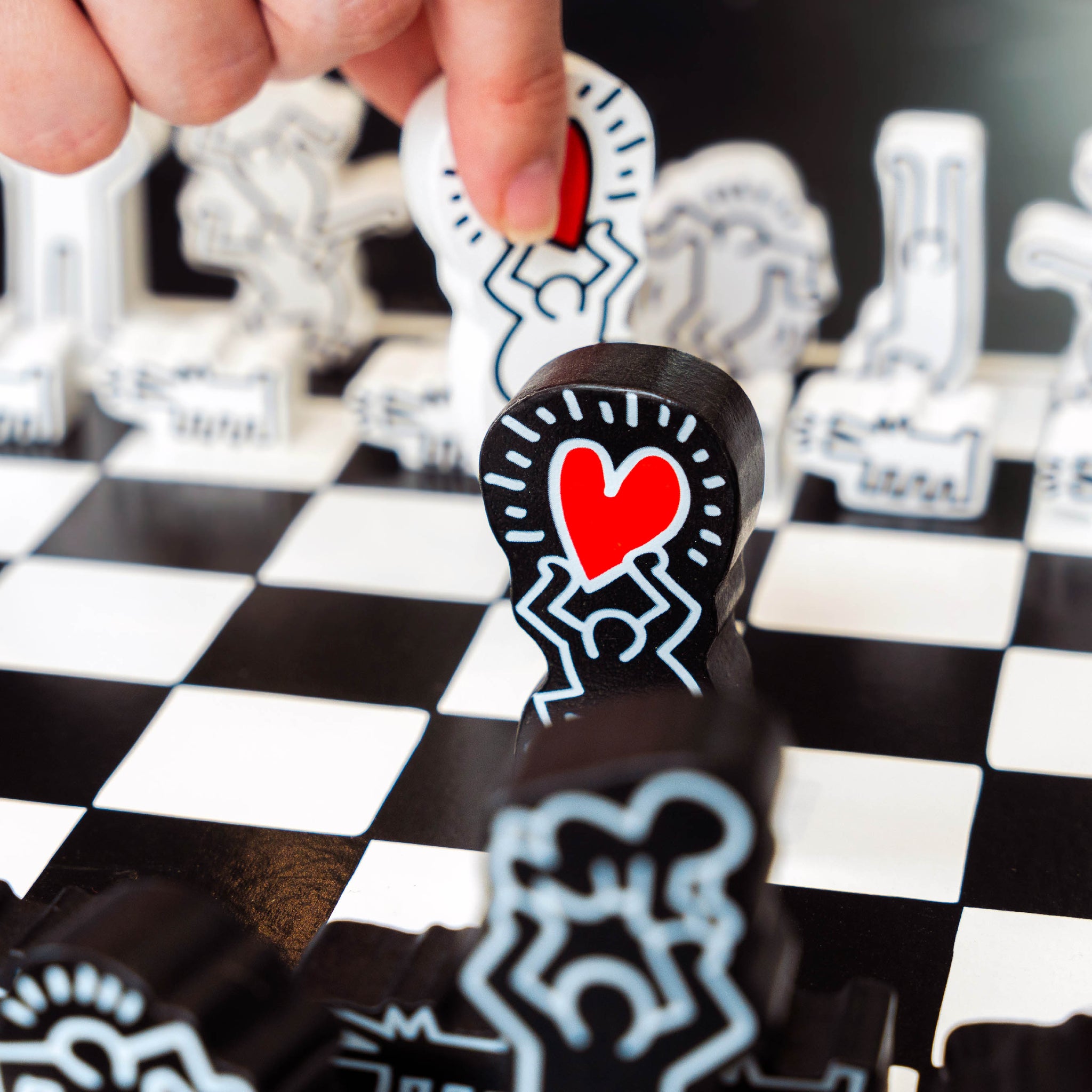 Keith Haring  - Chess Game