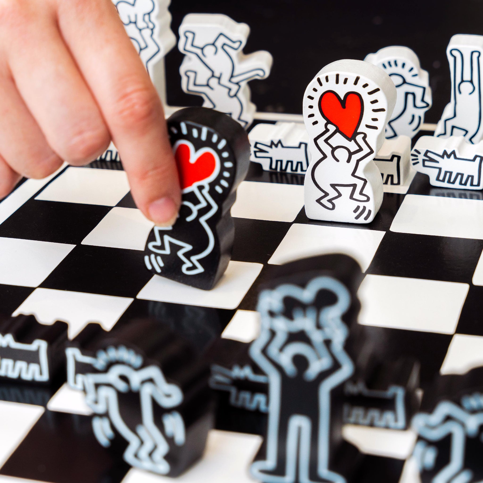 Keith Haring  - Chess Game