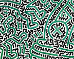 Keith Haring Homo Decorans Louisiana 1985 60cm x 80cm Poster