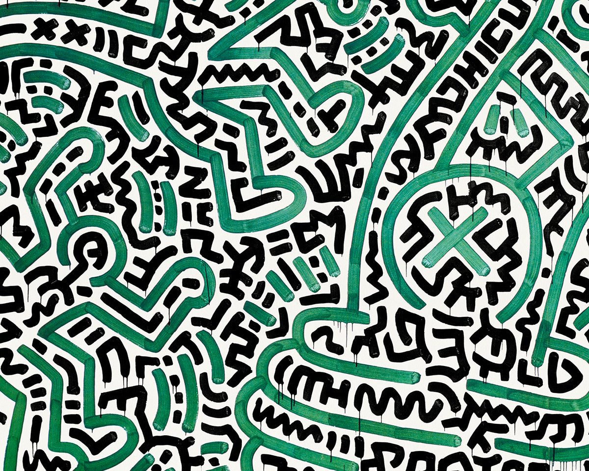 Keith Haring Homo Decorans Louisiana 1985 60cm x 80cm Poster