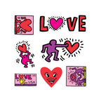 Keith Haring LOVE Sticker Sheet