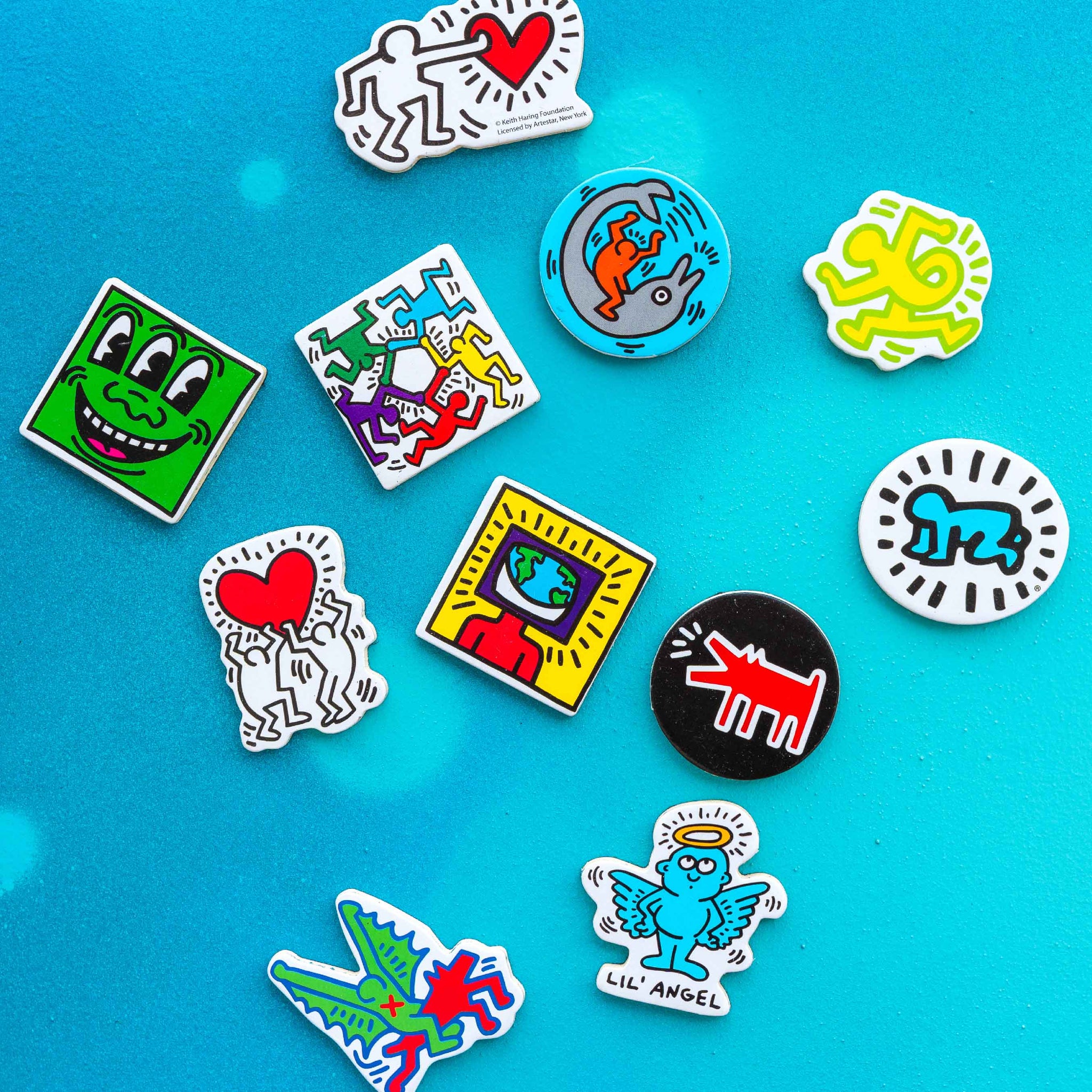 Keith Haring Magnets Set