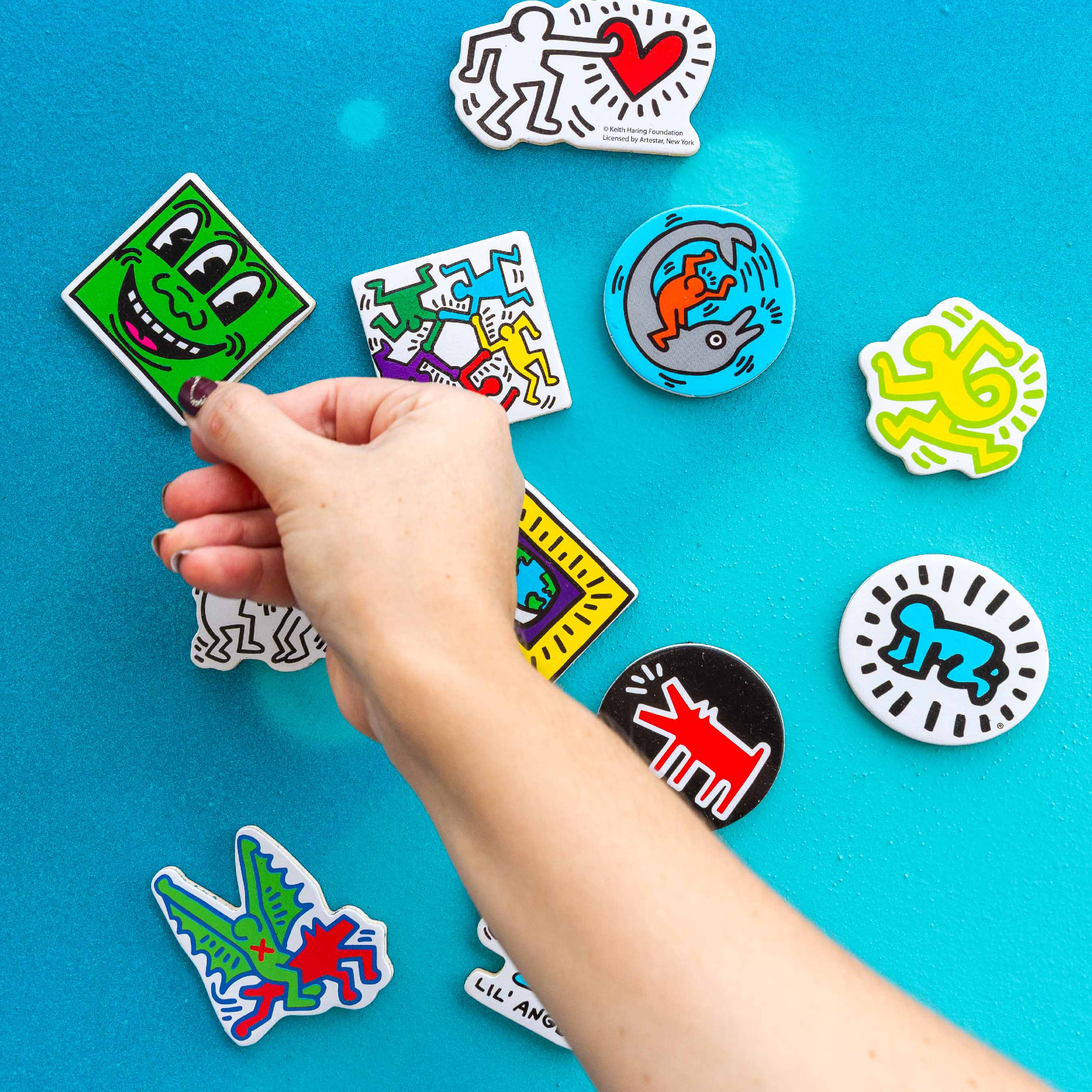 Keith Haring Magnets Set