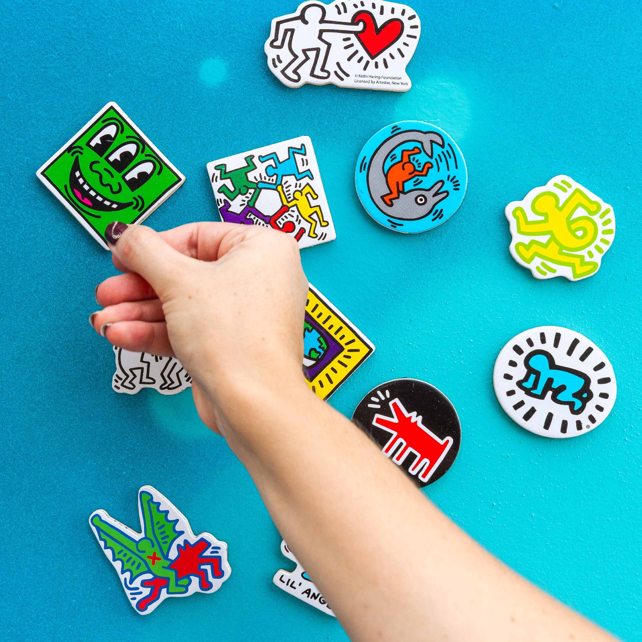 Keith Haring Magnets Set