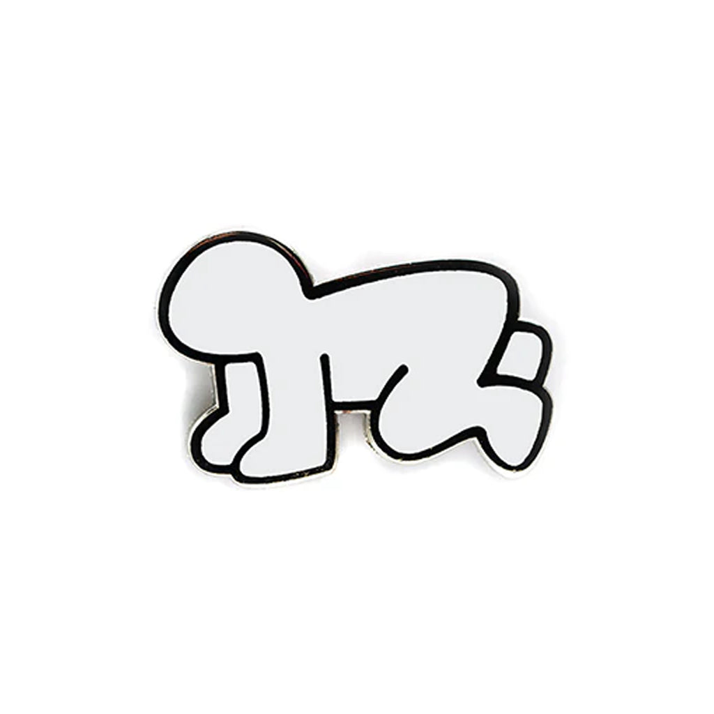 Keith Haring RADIANT BABY White Pin