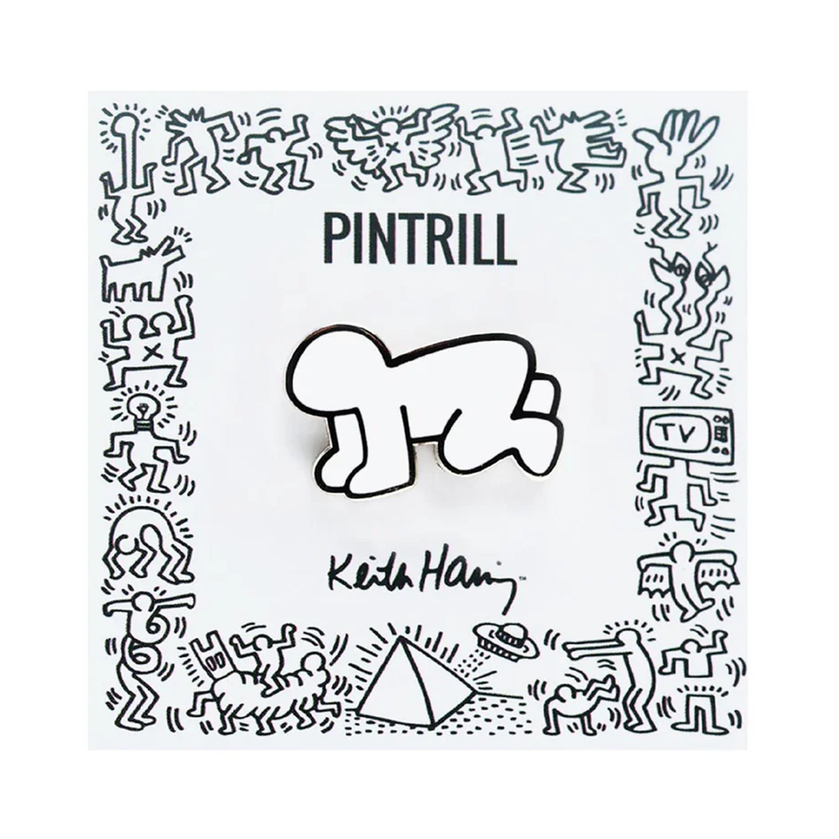 Keith Haring RADIANT BABY White Pin Secondary image