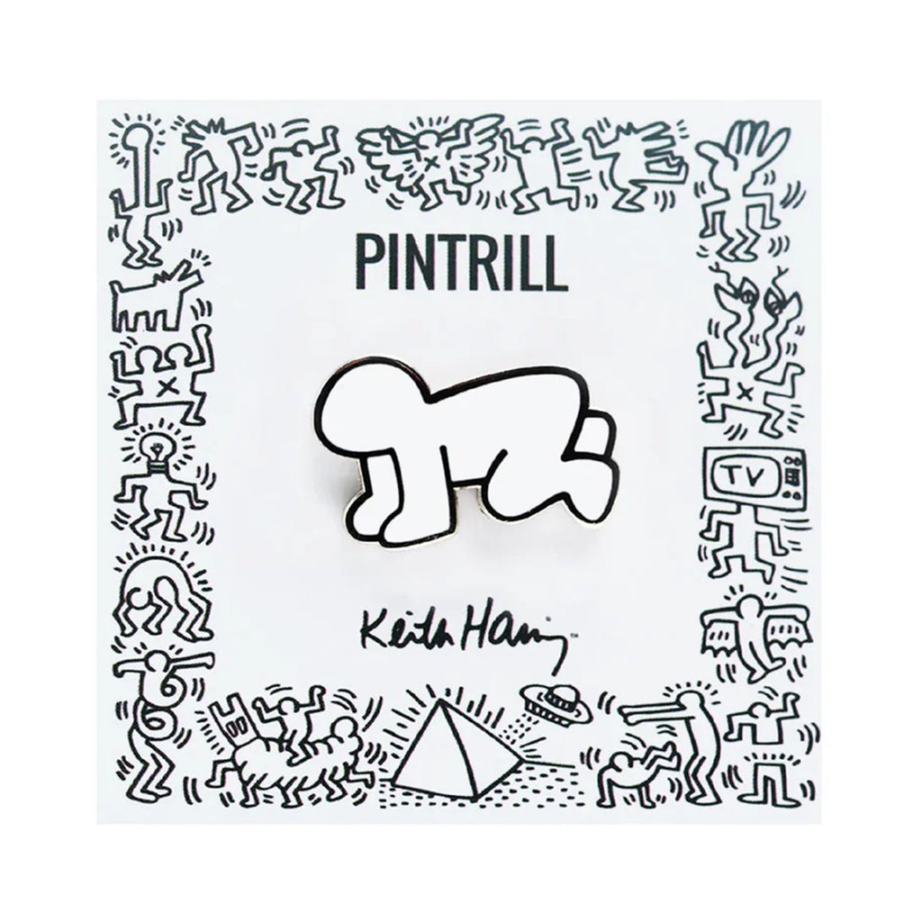 Keith Haring RADIANT BABY White Pin
