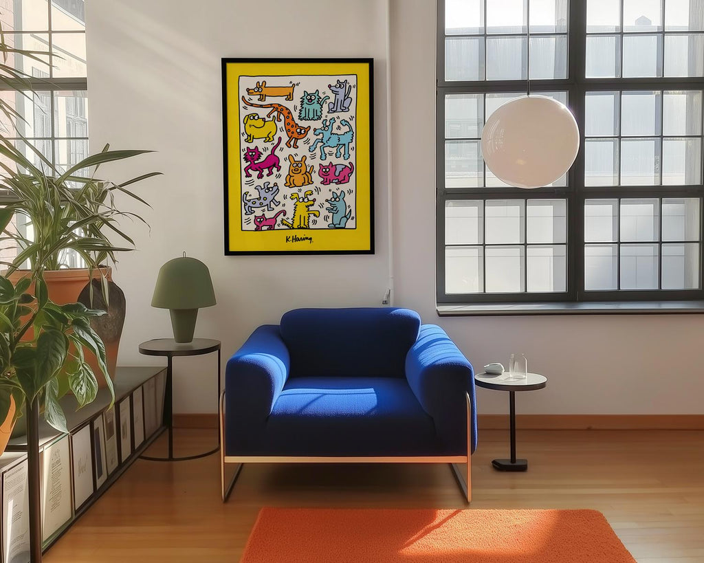 Keith Haring The Humane Society of Broward County 1987 80cm x 60cm Poster