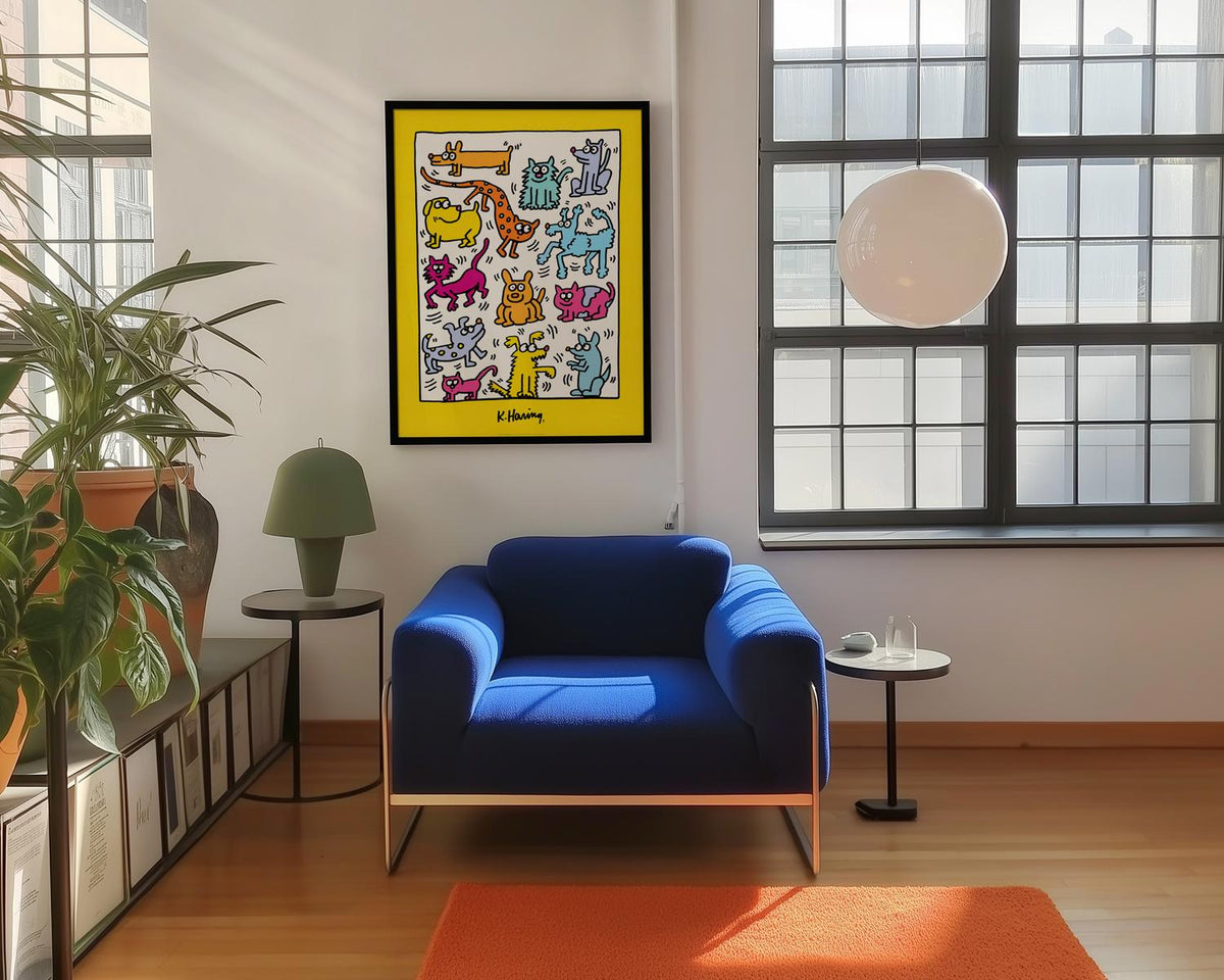 Keith Haring The Humane Society of Broward County 1987 80cm x 60cm Poster