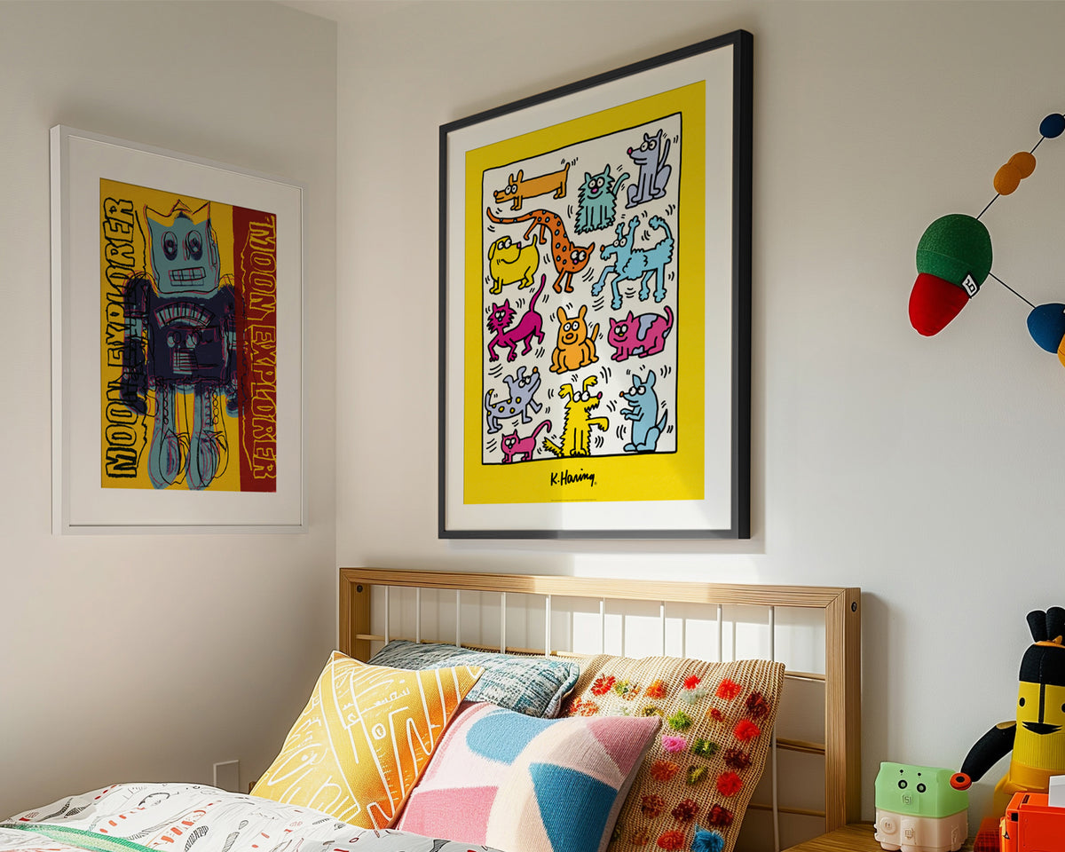 Keith Haring The Humane Society of Broward County 1987 80cm x 60cm Poster