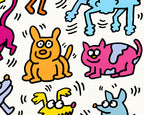 Keith Haring The Humane Society of Broward County 1987 80cm x 60cm Poster
