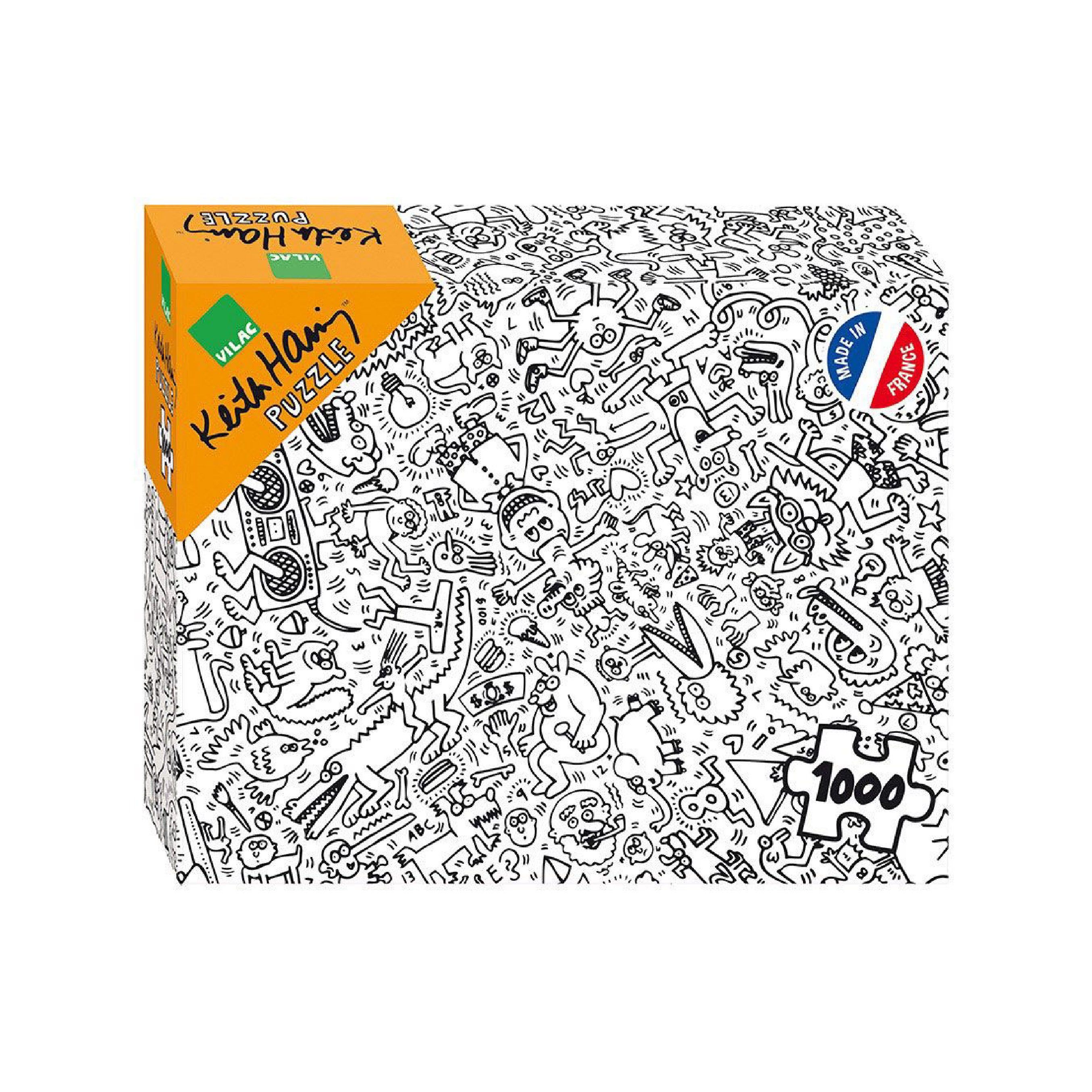 Keith Haring - 1000 Pieces Black and White Main image