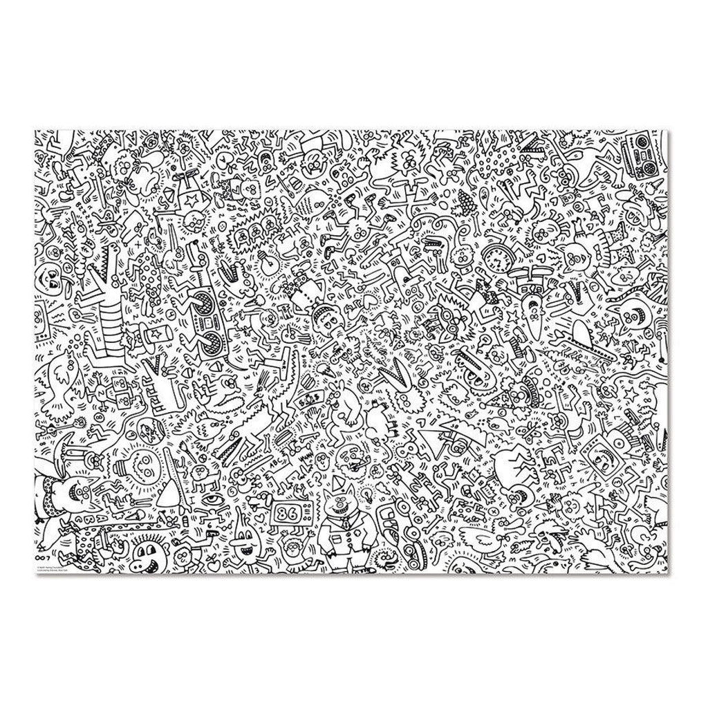Keith Haring - 1000 Pieces Black and White