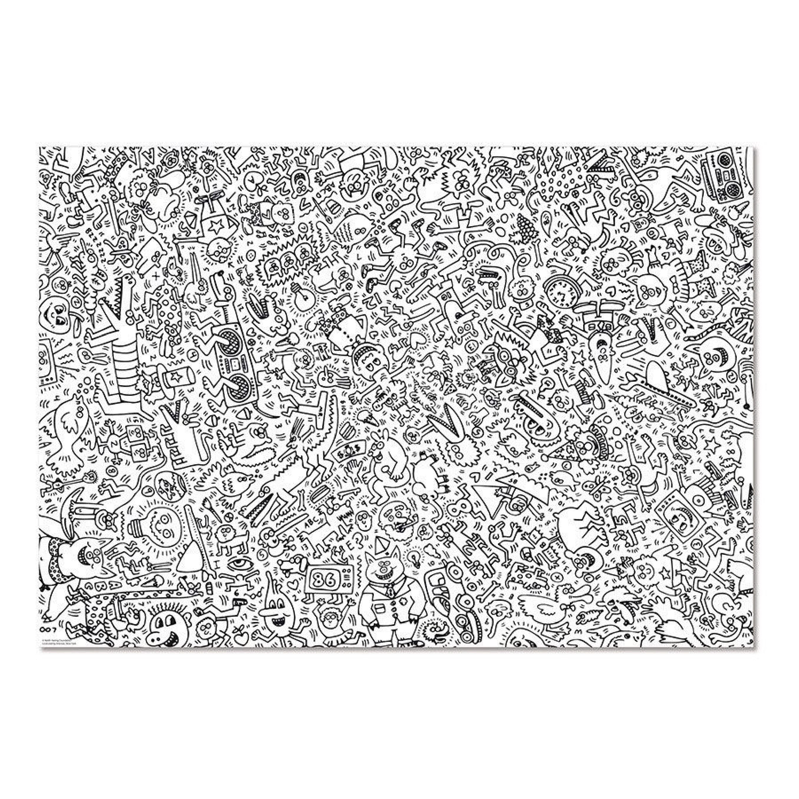 Keith Haring - 1000 Pieces Black and White