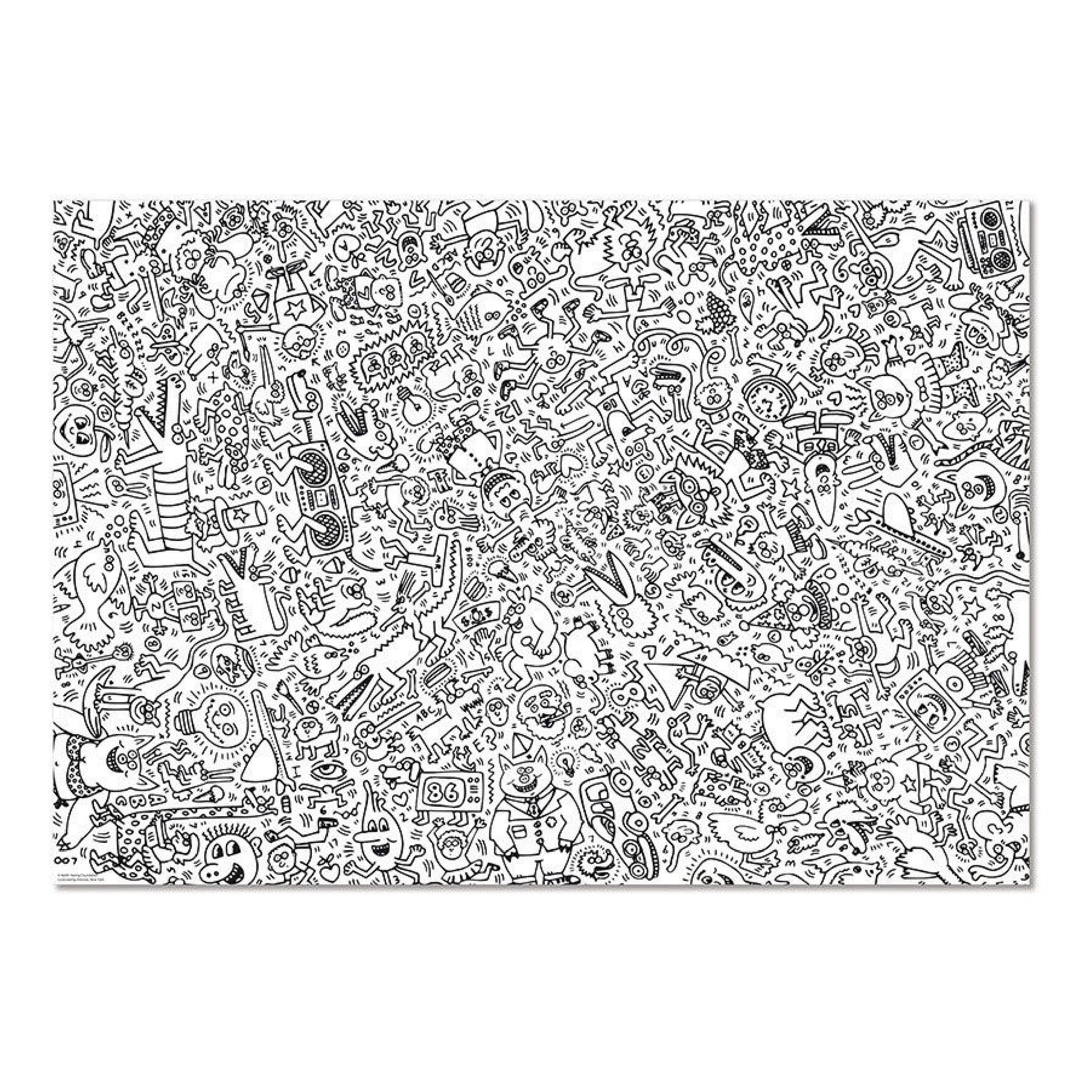 Keith Haring - 1000 Pieces Black and White