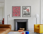 Keith Haring at Fun Gallery 1983 80cm x 60cm Poster