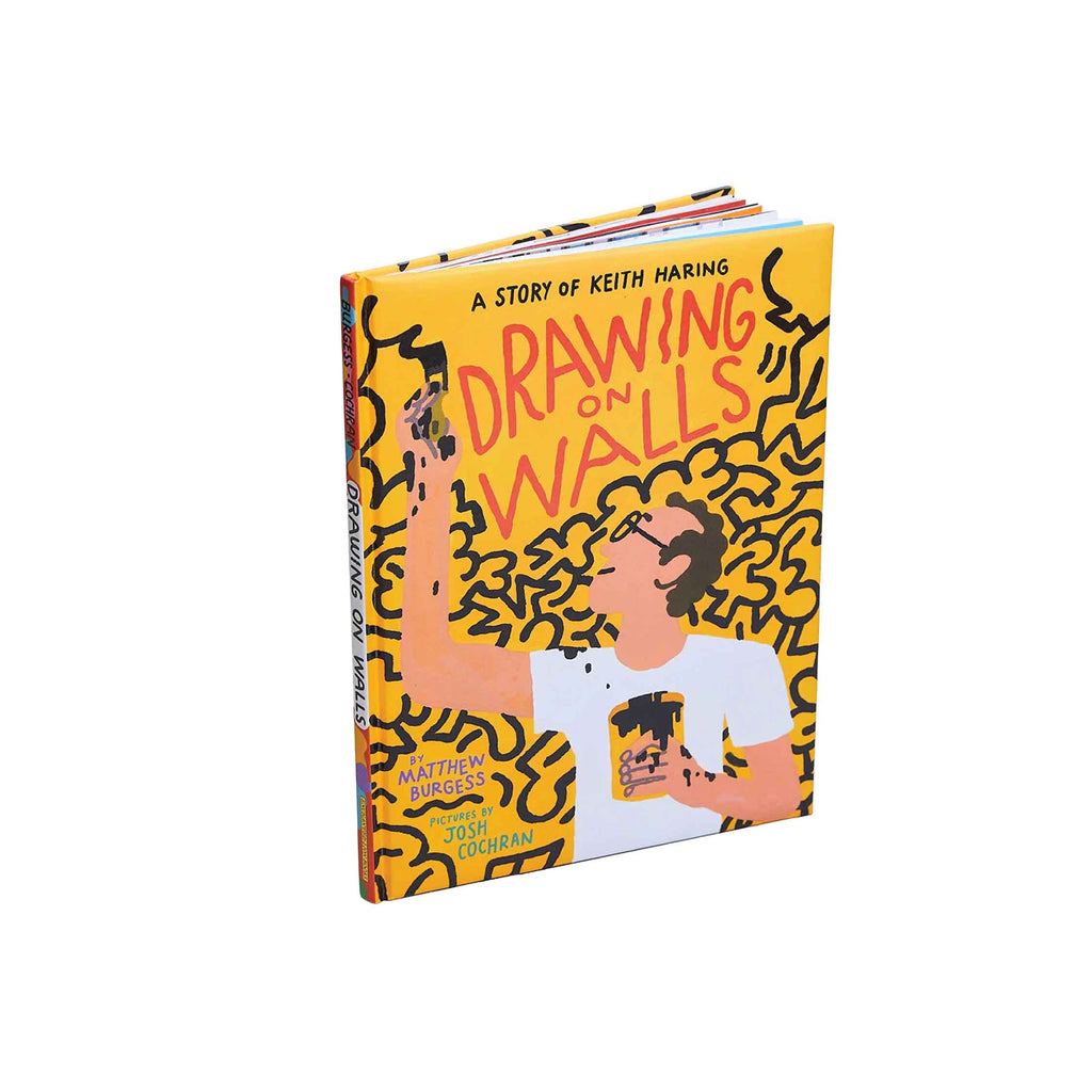 Keith Haring Drawing on Walls