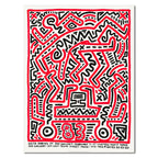 Keith Haring at Fun Gallery 1983 80cm x 60cm Poster