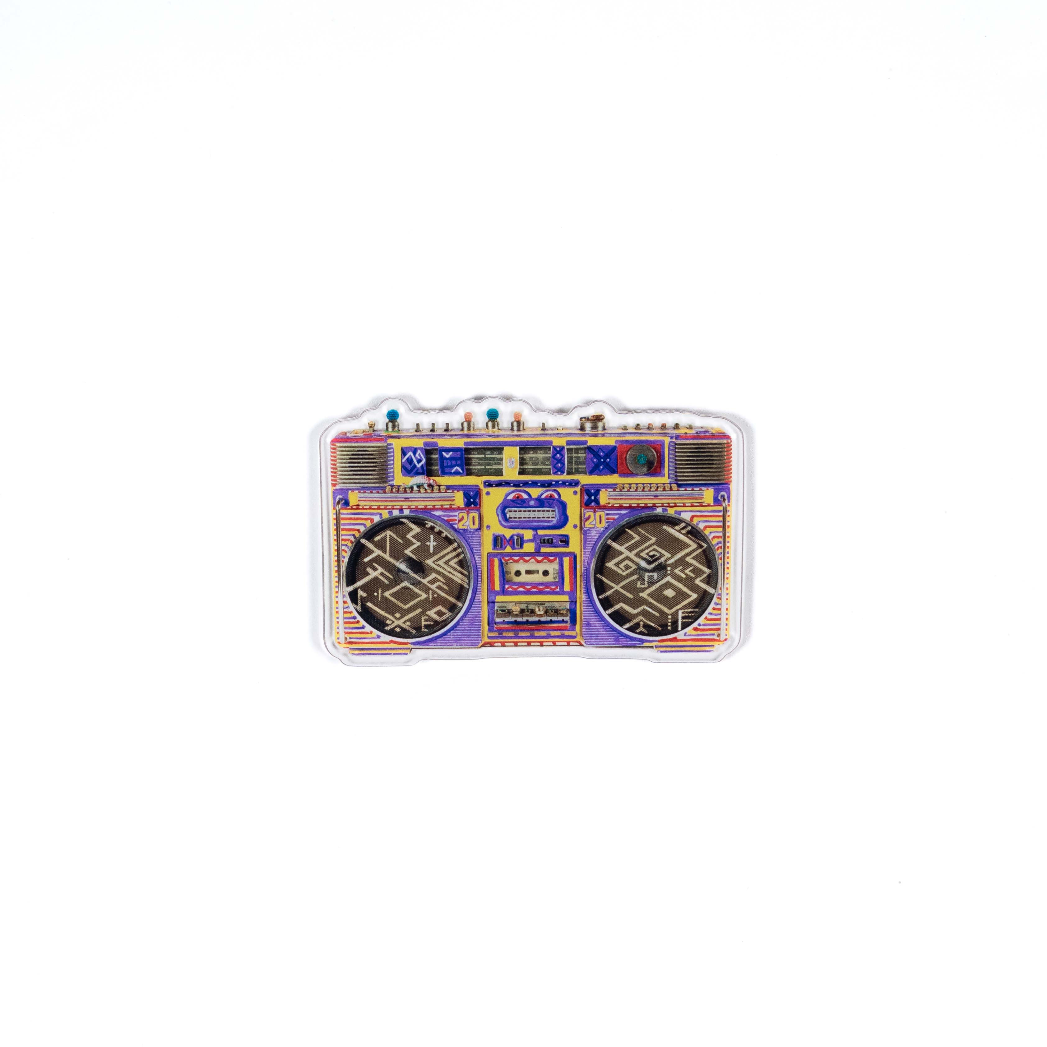 Kenny Scharf BOOM BOX Magnet I Main image