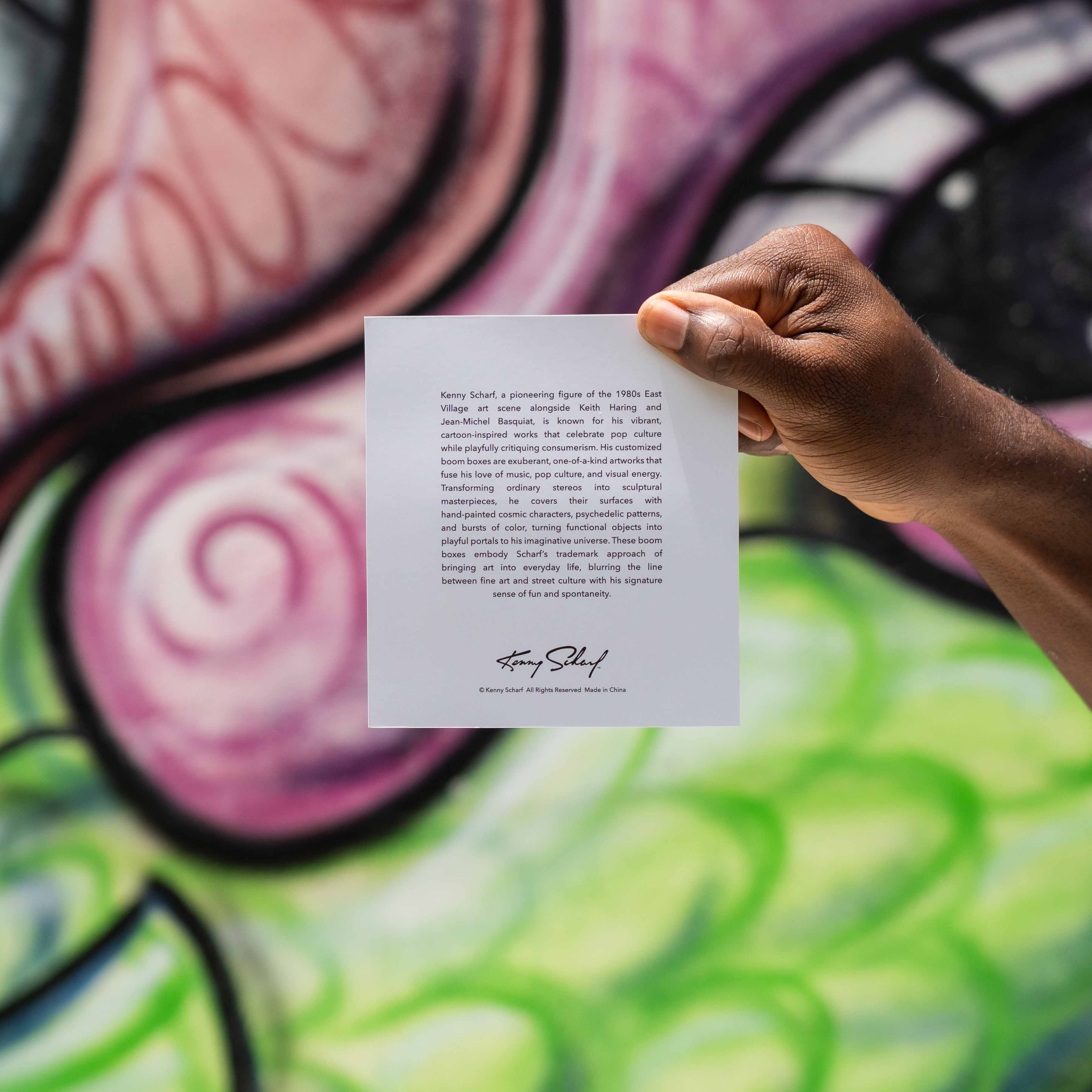 Kenny Scharf BOOM BOX Magnet I