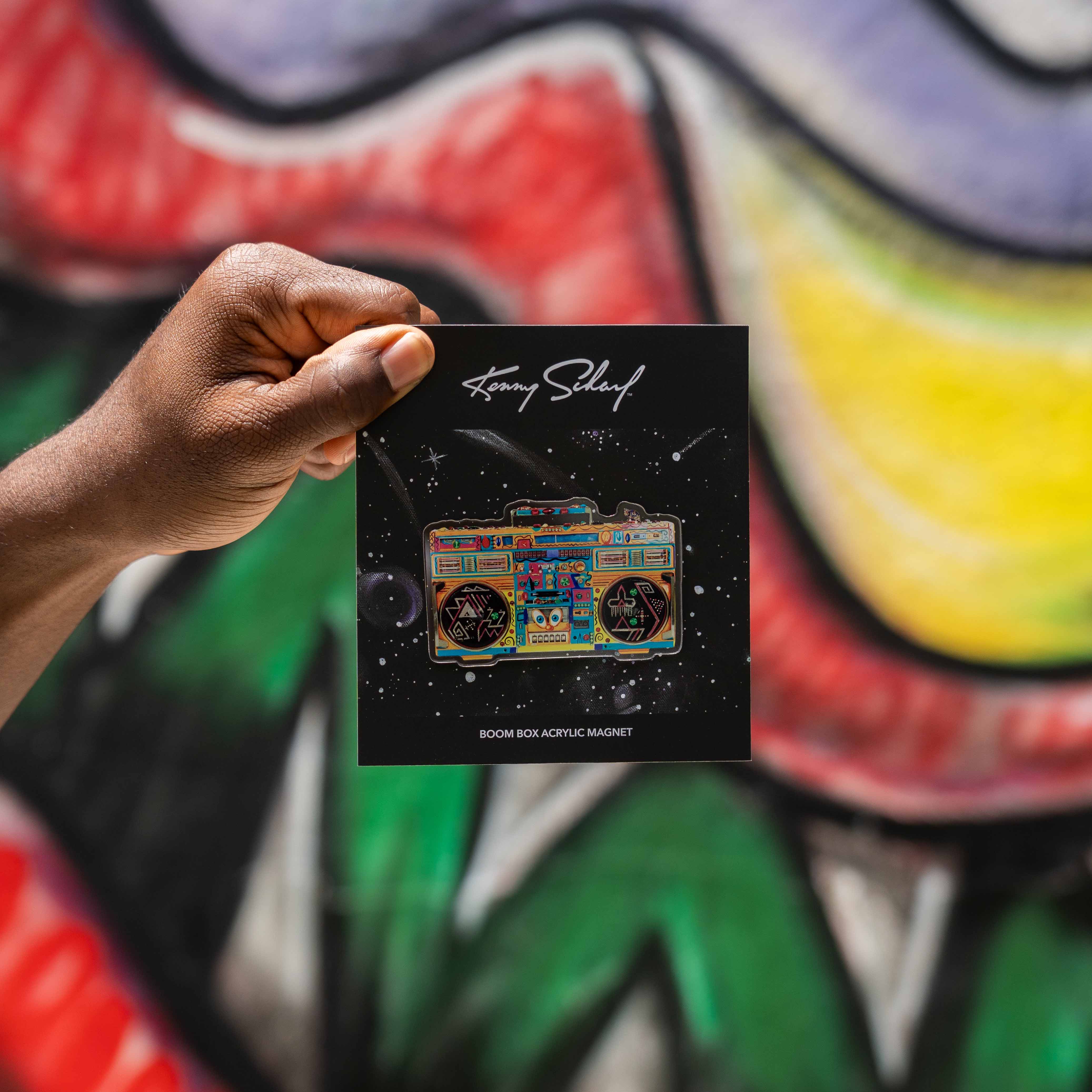 Kenny Scharf BOOM BOX Magnet II Secondary image