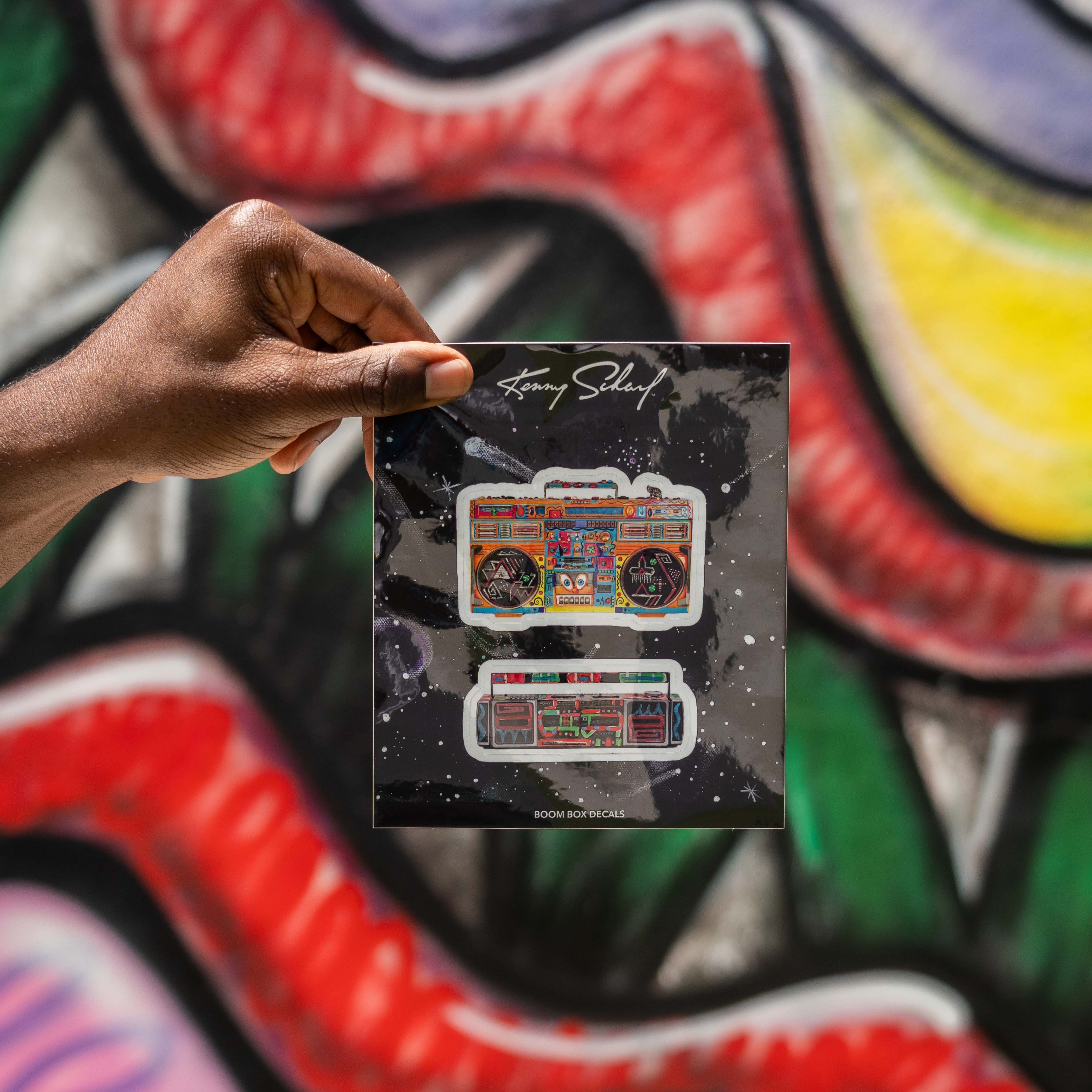 Kenny Scharf BOOM BOX Sticker Sheet Secondary image