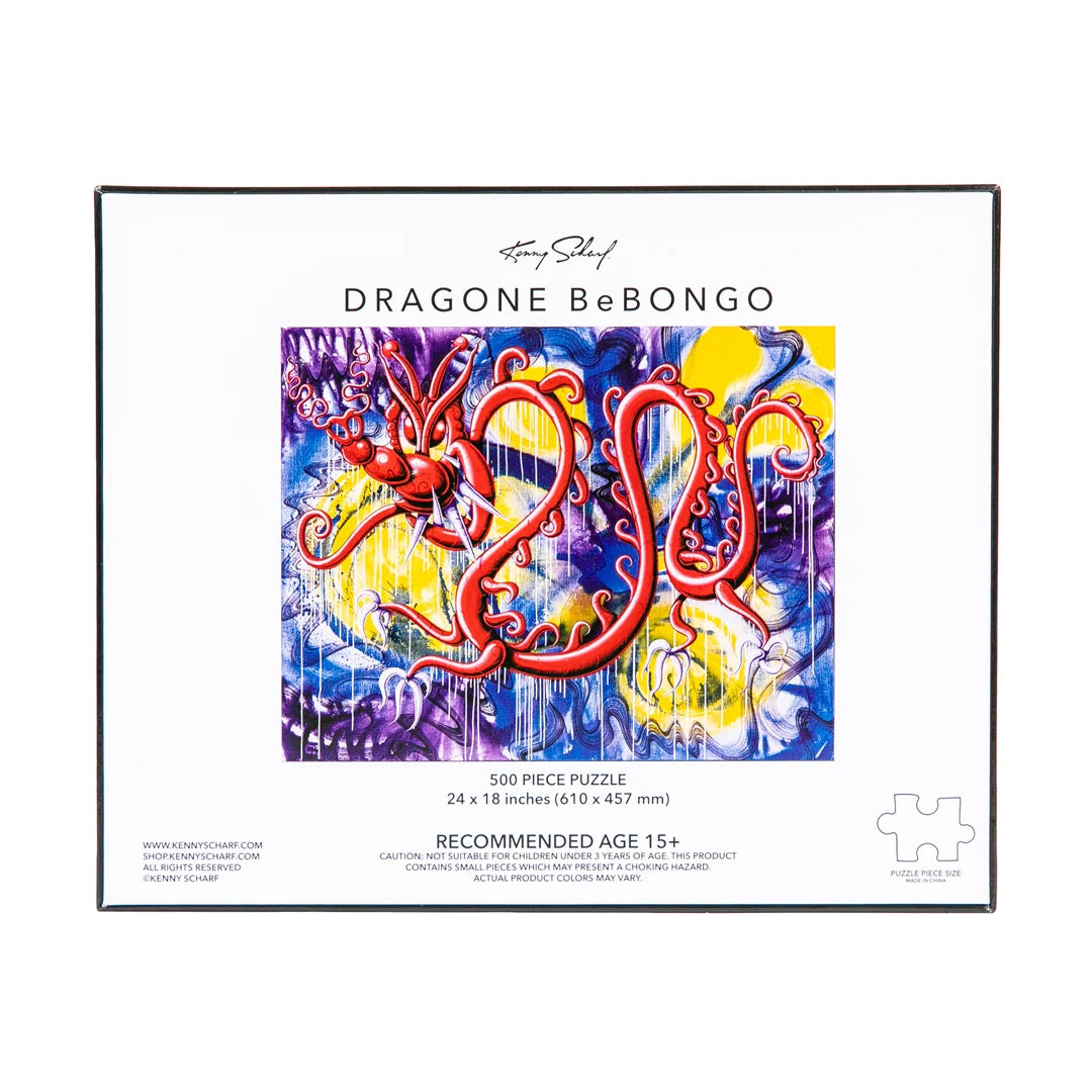 Kenny Scharf Dragone BeBongo 500 Piece Puzzle