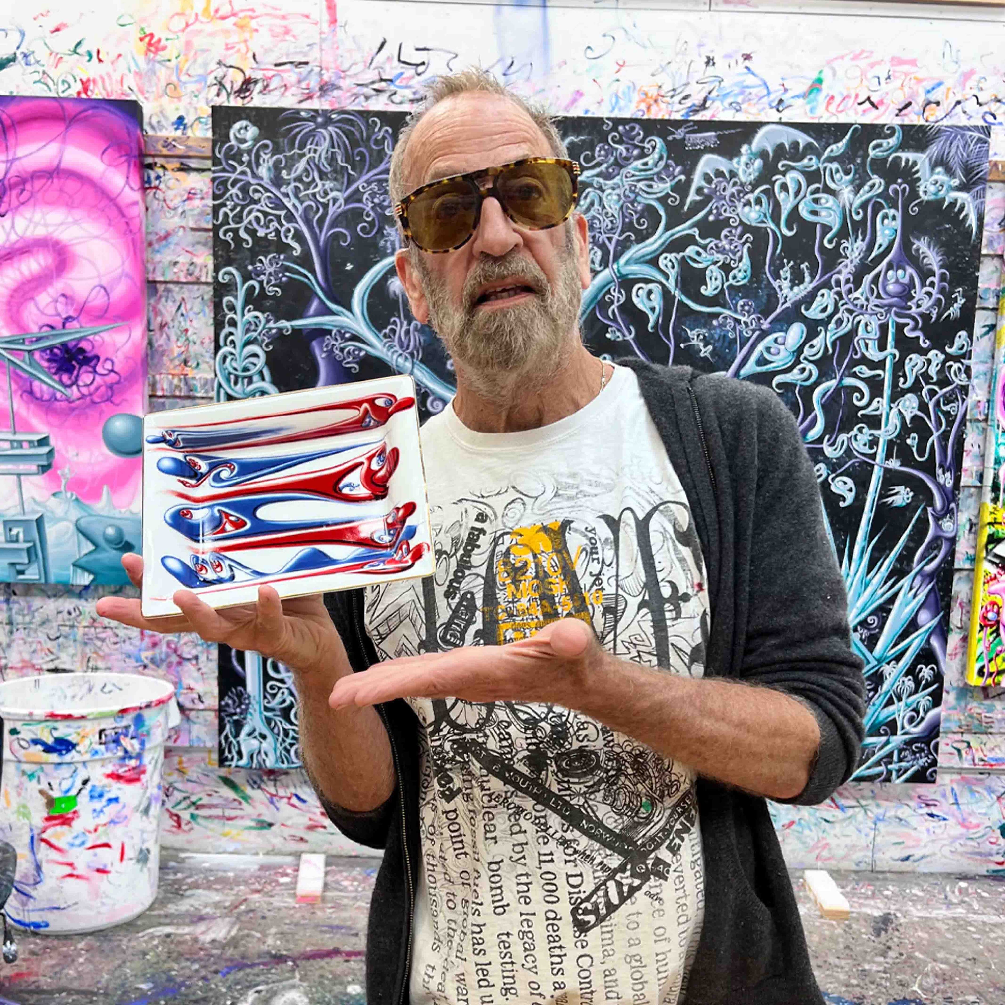 Kenny Scharf LRRL 2024 China Tray