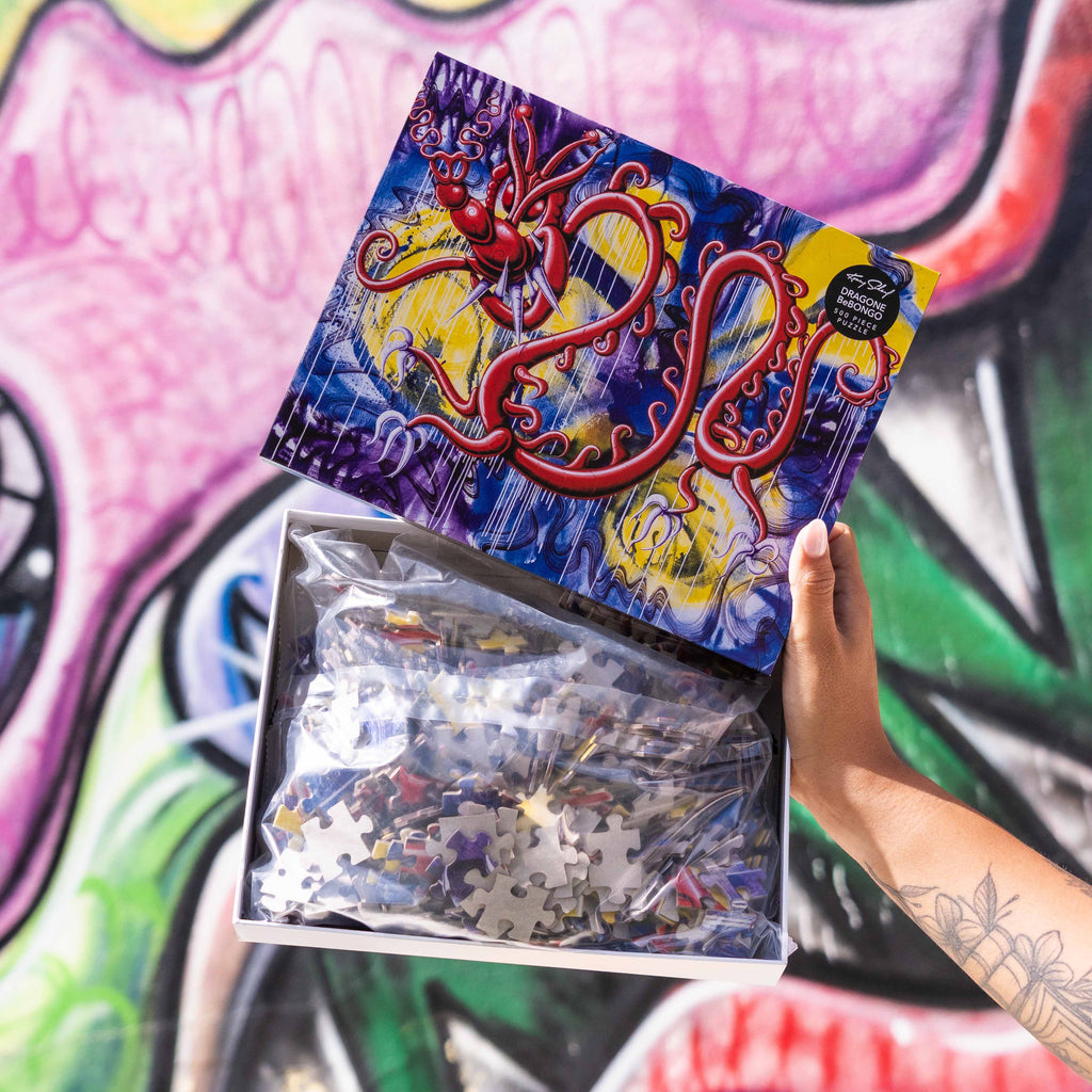 Kenny Scharf Dragone BeBongo 500 Piece Puzzle