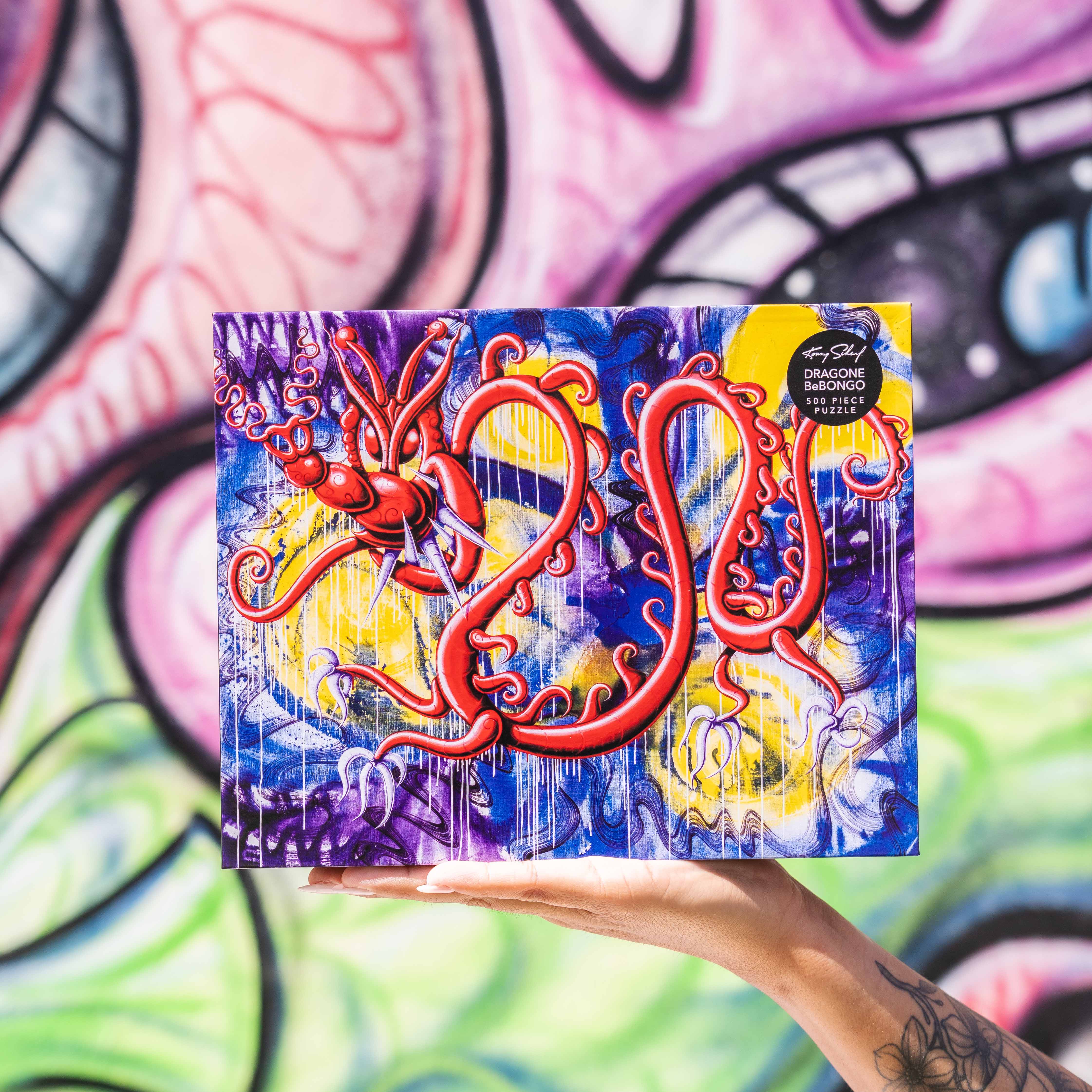 Kenny Scharf Dragone BeBongo 500 Piece Puzzle Secondary image