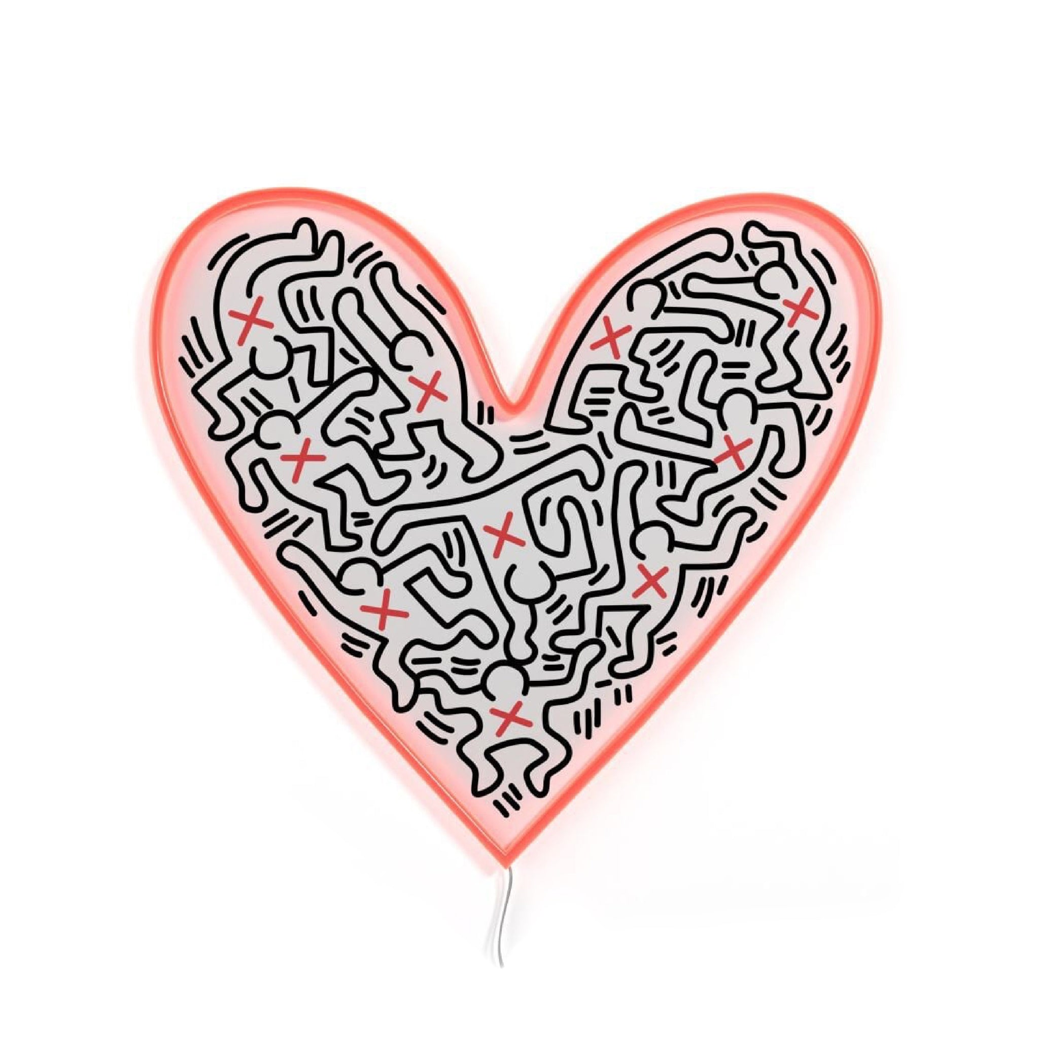 Dance Love YP x Keith Haring - LED Neon Sign