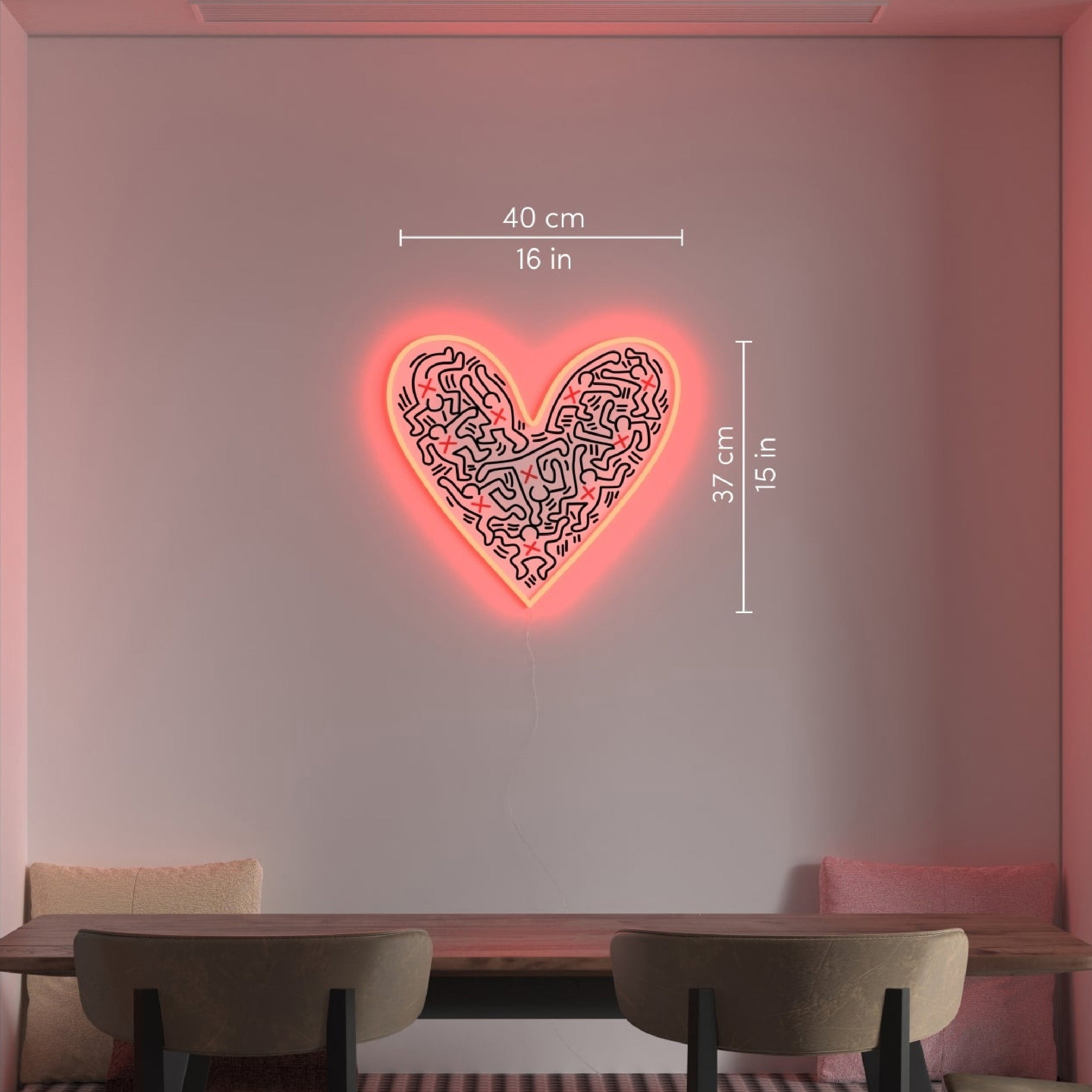 Keith Haring LED Neon Art: Vibrant & Sustainable – The