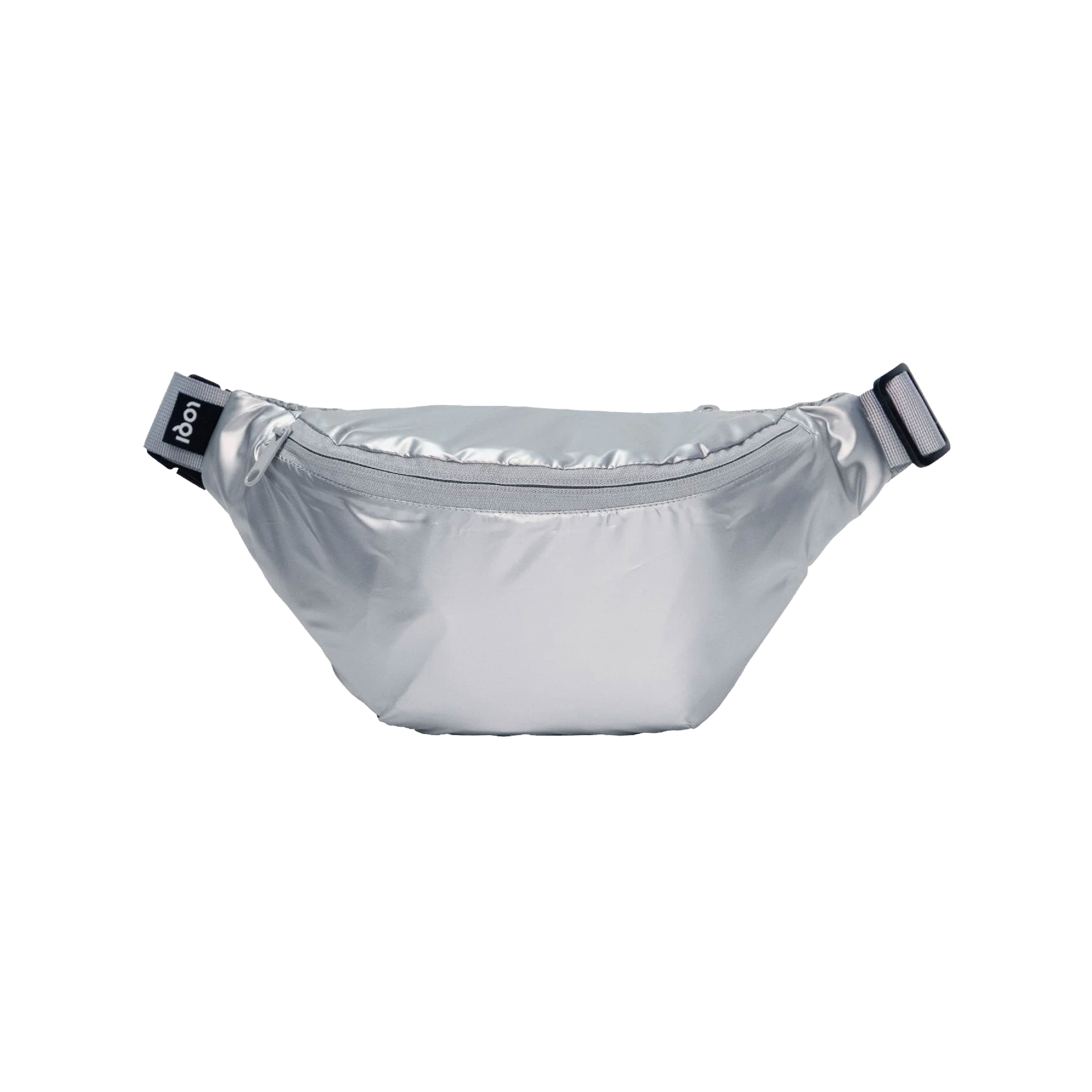 Metallic Silver Bumbag