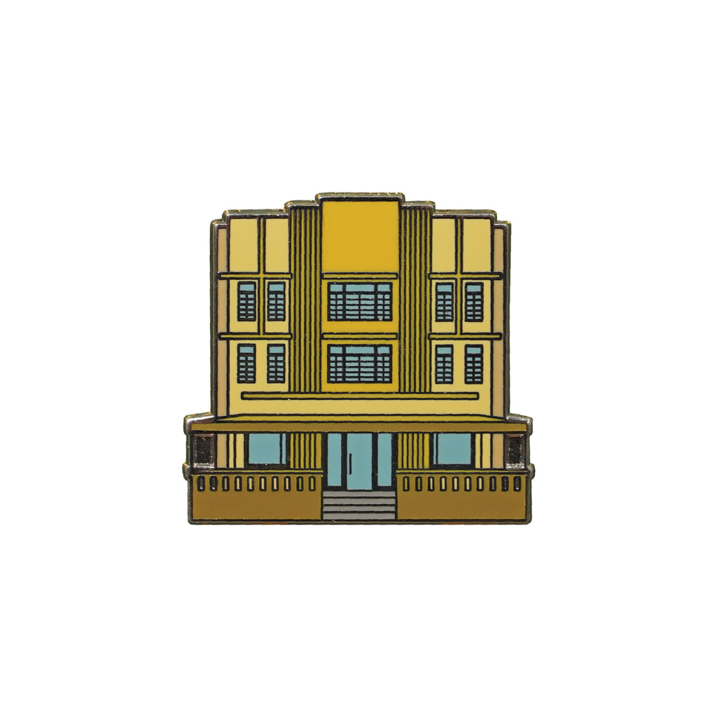 Leslie Art Deco Hotel Pin
