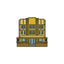 Leslie Art Deco Hotel Pin