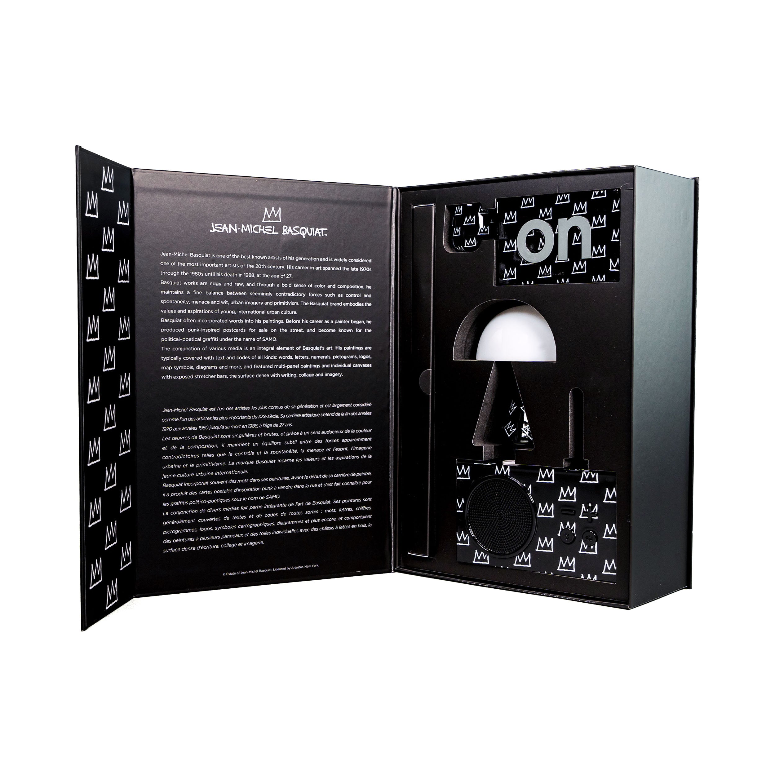 Gift set - Lexon x Jean-Michel Basquiat - Crown