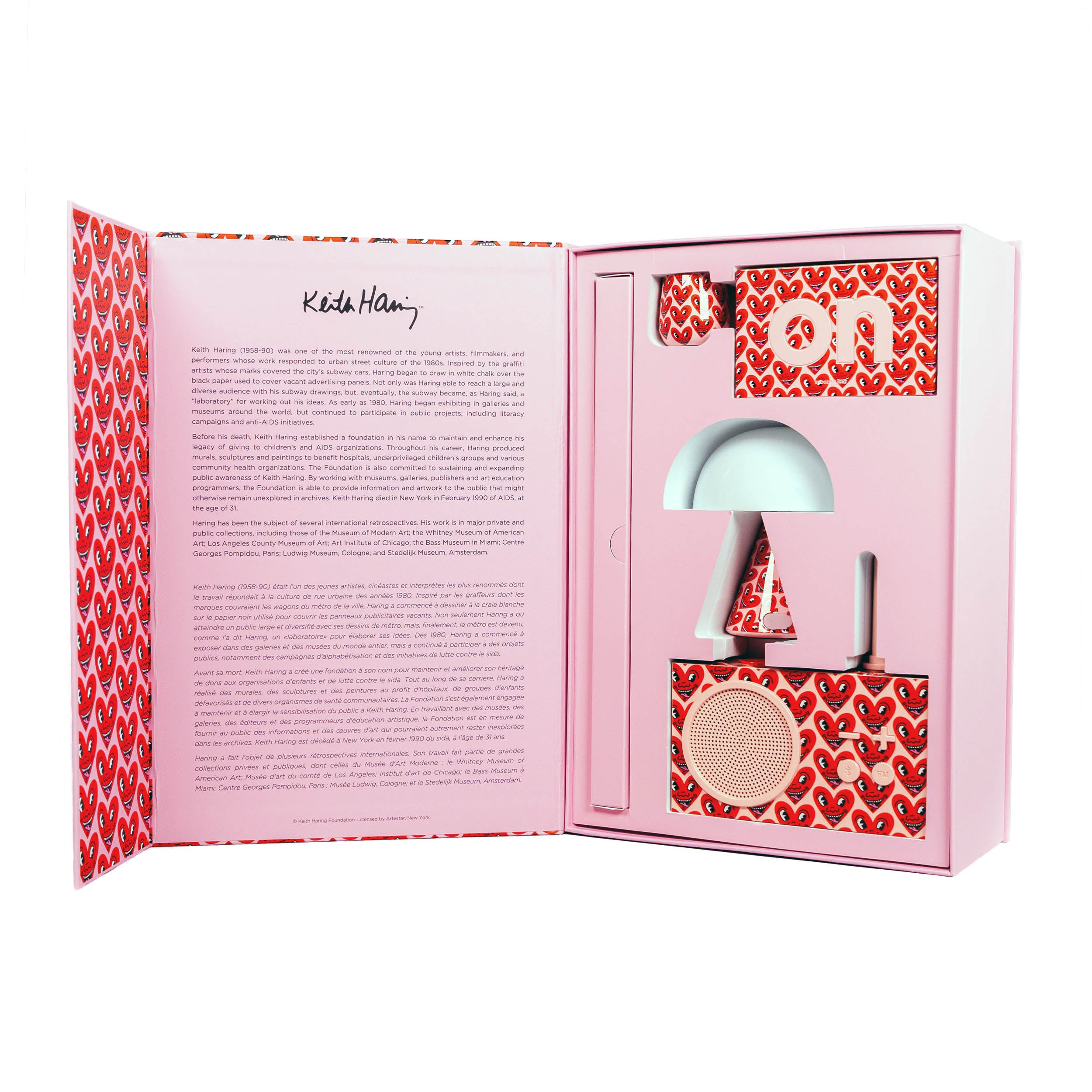 Gift set - Lexon x Keith Haring - Heart