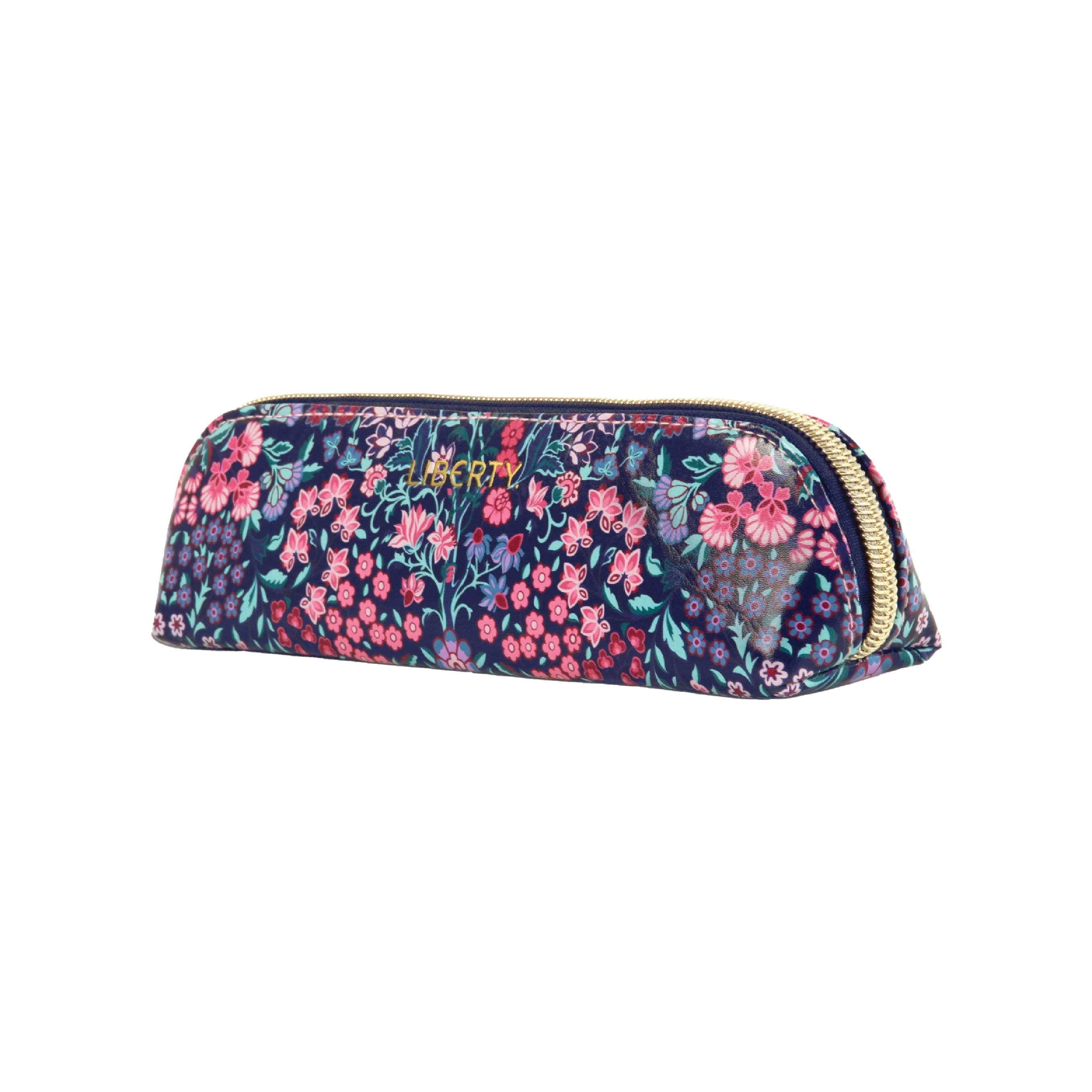 Liberty Tanjore Gardens Tile Navy Pencil Case