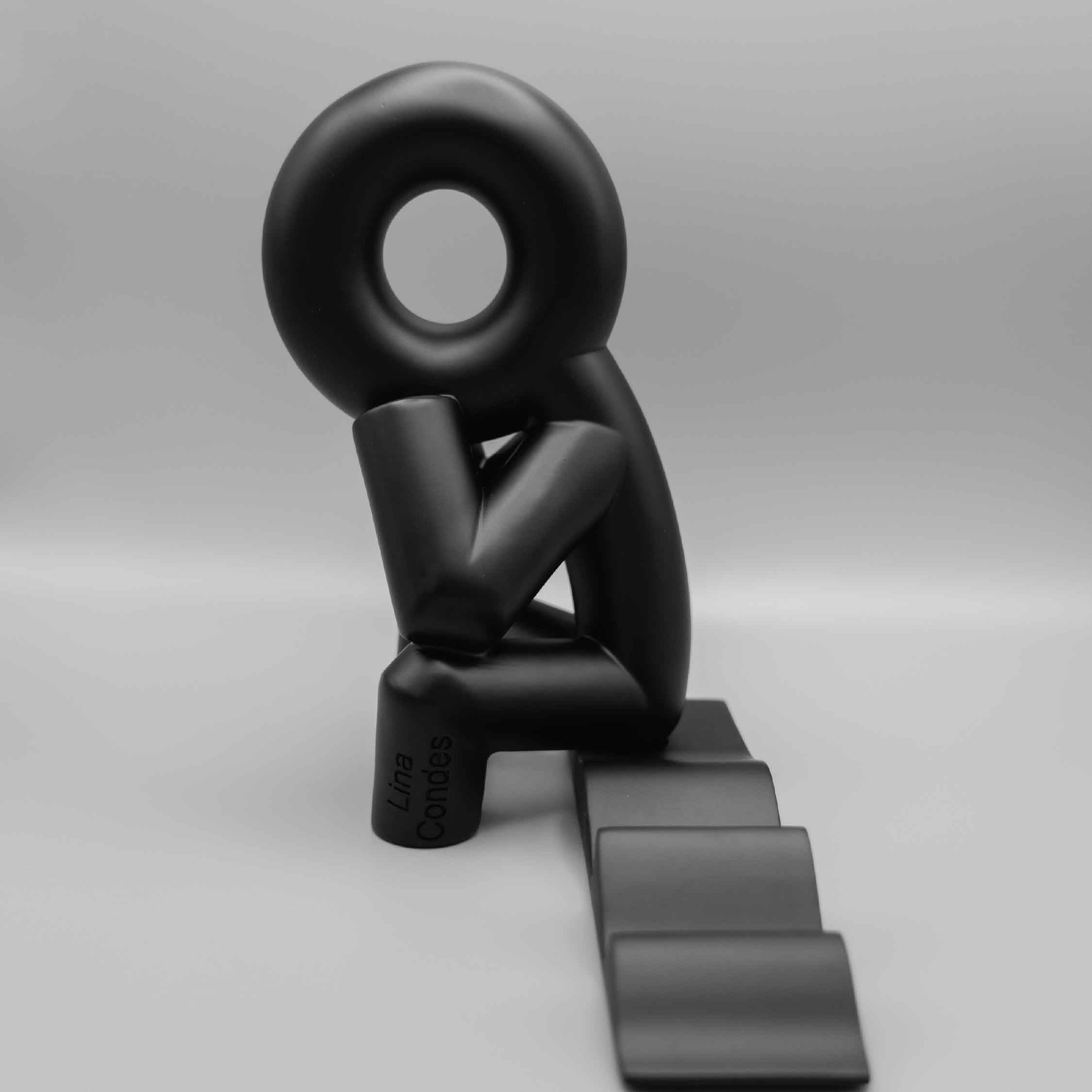 Lina Condes THE THINKER Black Matt Toy Edition