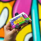 Little Black Graffiti Van