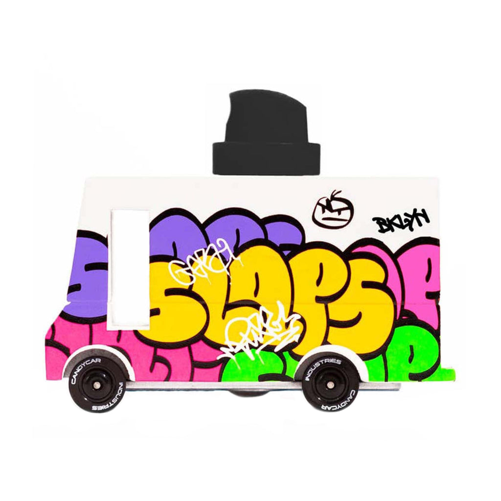 Little Black Graffiti Van