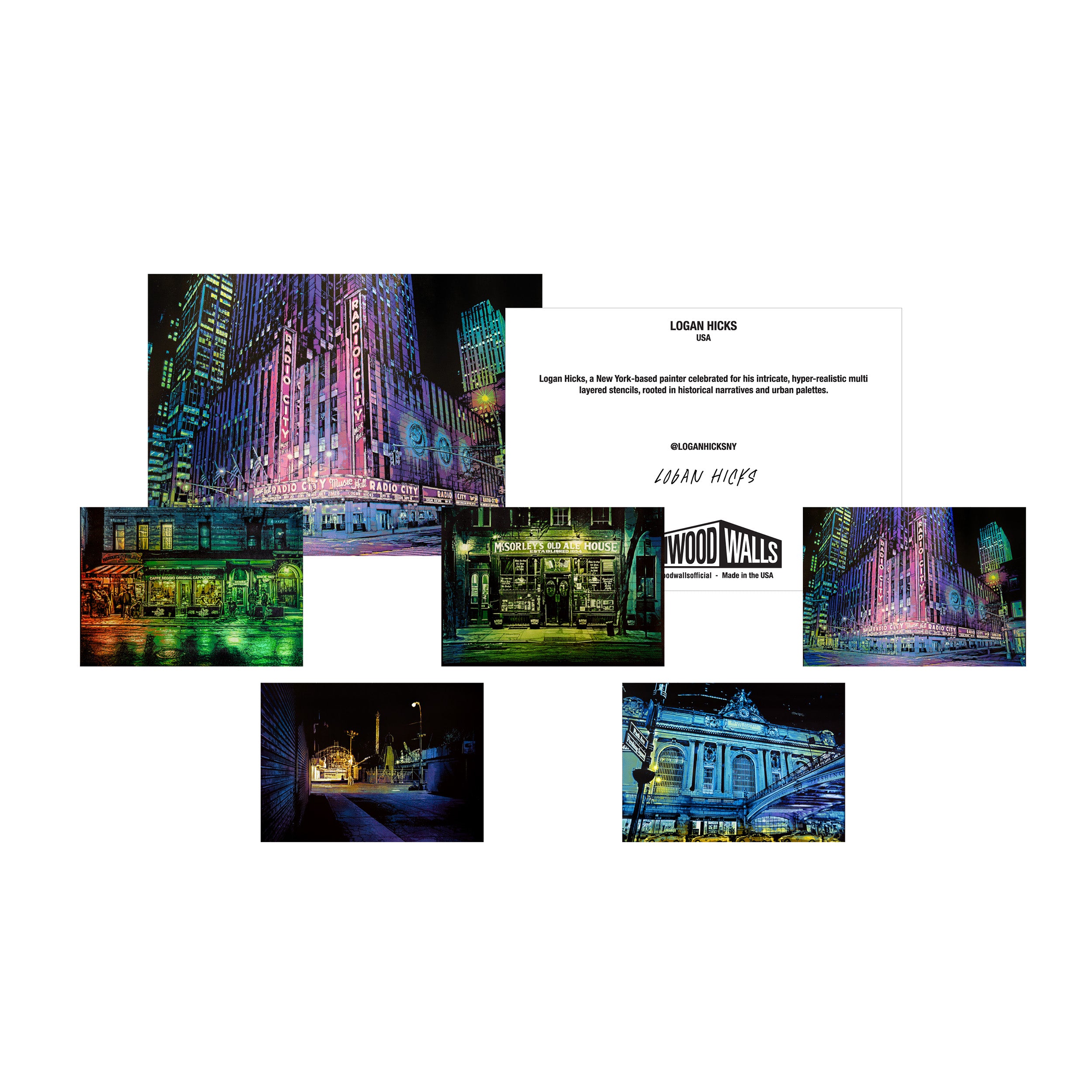 Logan Hicks NEW YORK ICON Sticker Pack Main image